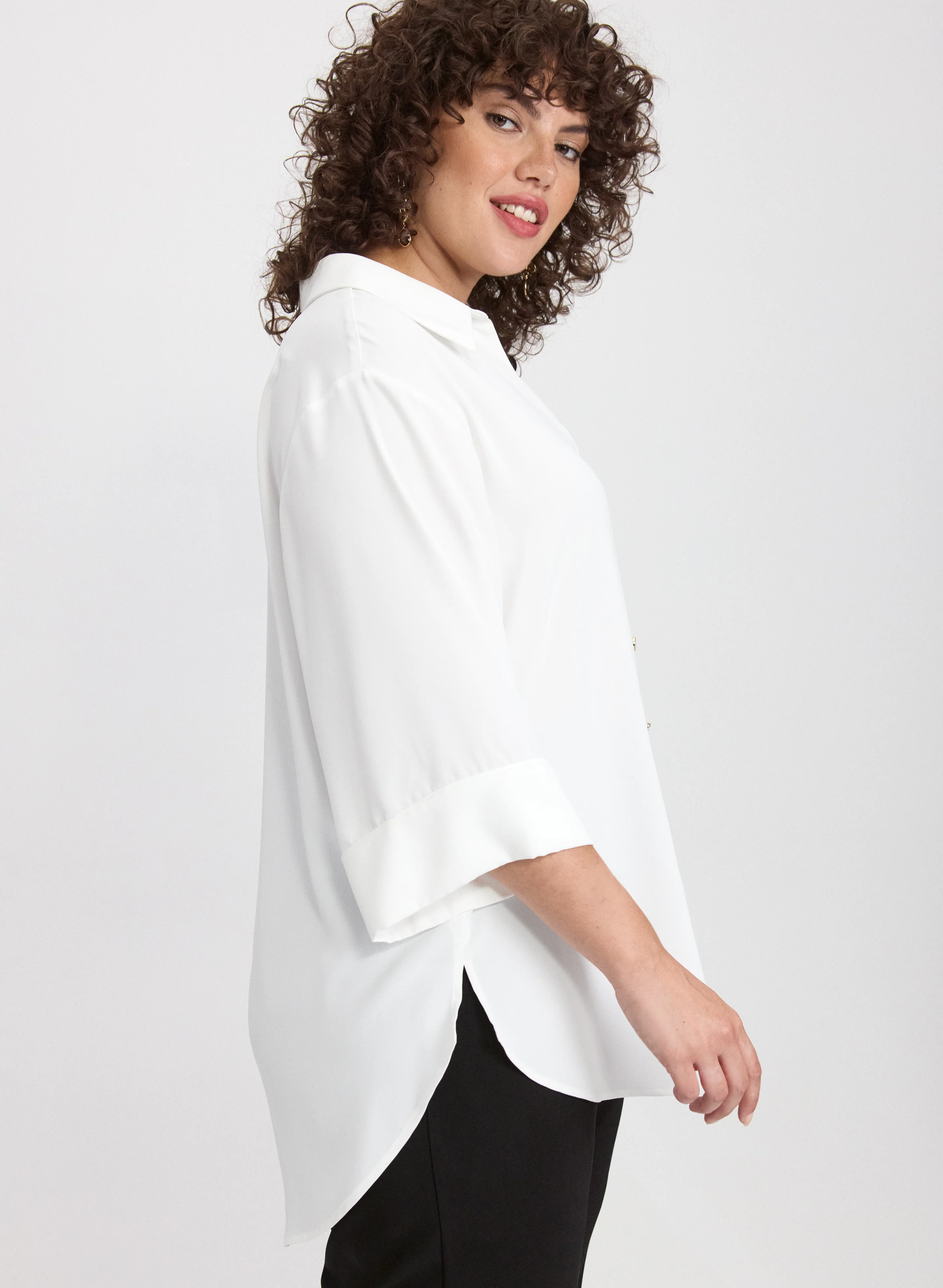 3/4 Sleeve Blouse - Image 2