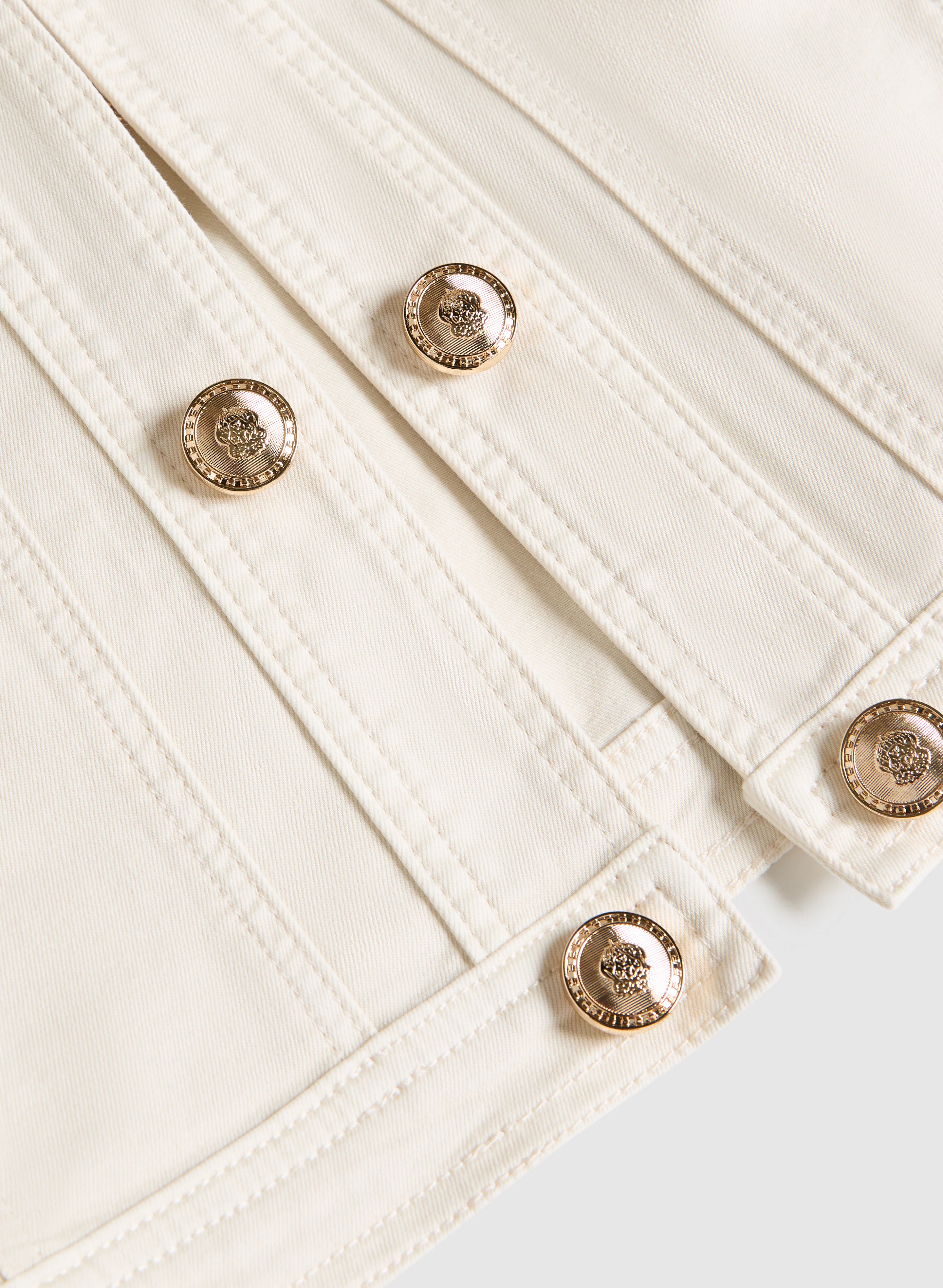 3/4 Sleeve Jean Jacket - Image 7