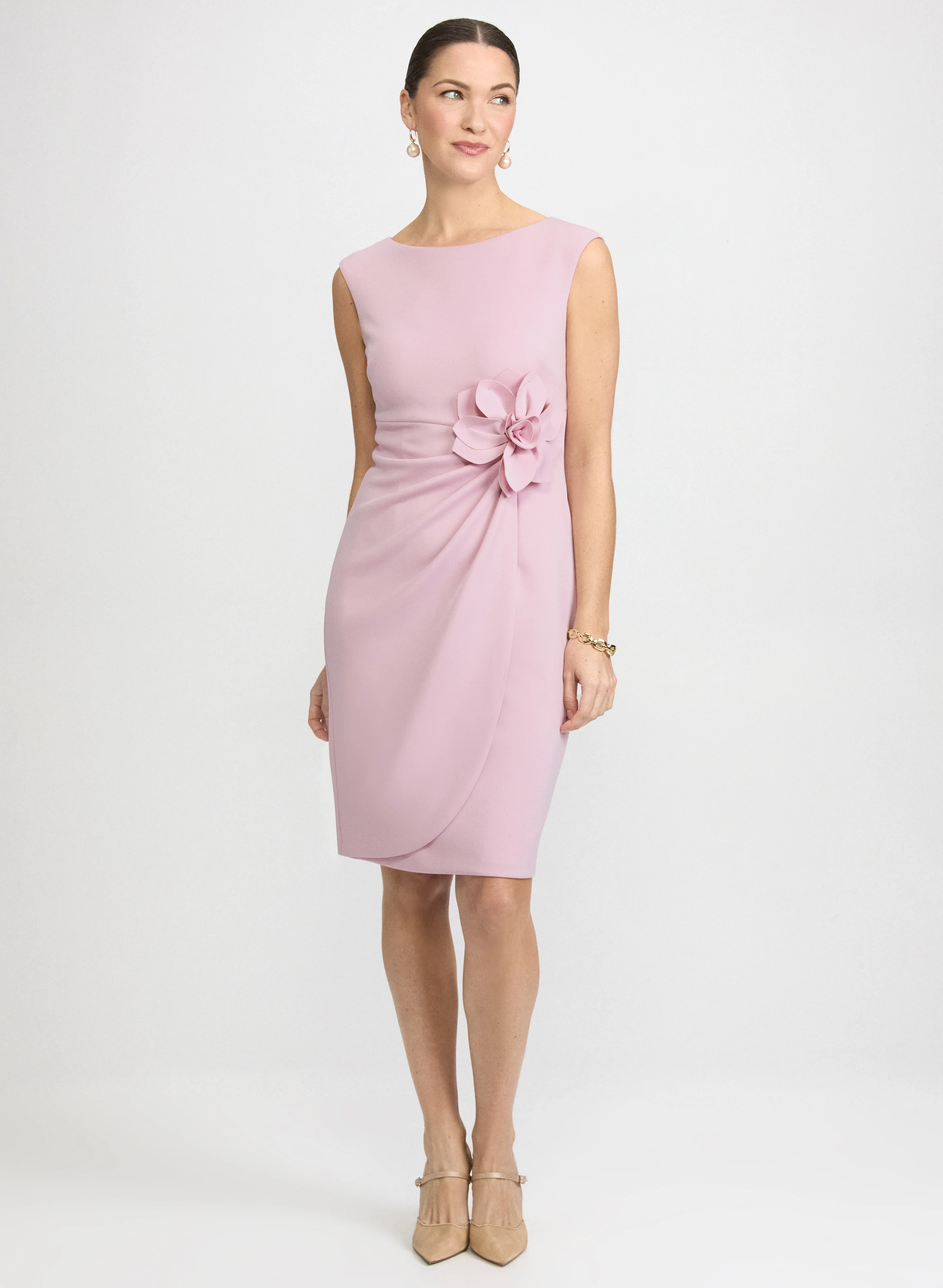 3D Floral Detail Dress