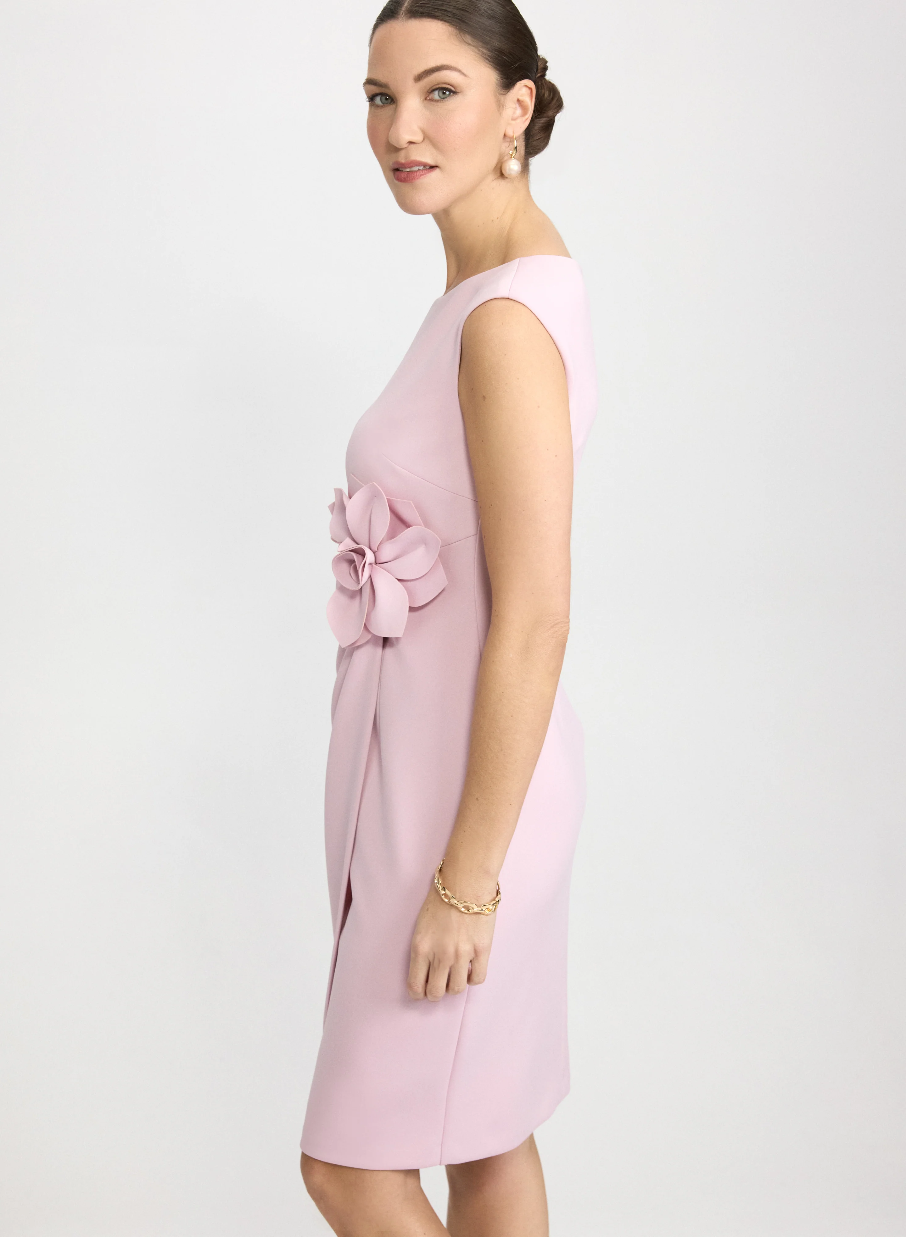 3D Floral Detail Dress - Image 2