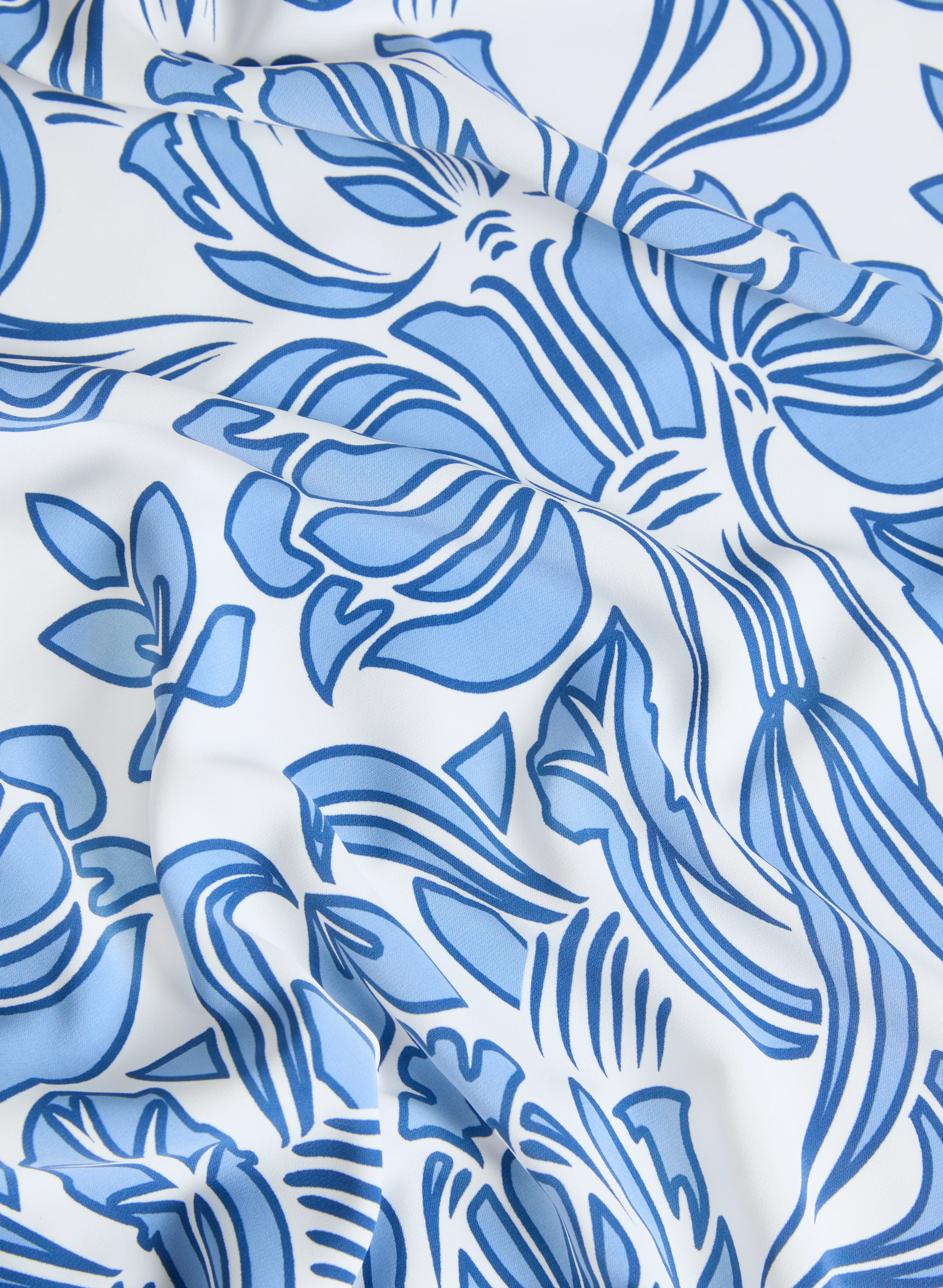 Abstract Floral Print T-Shirt - Image 7
