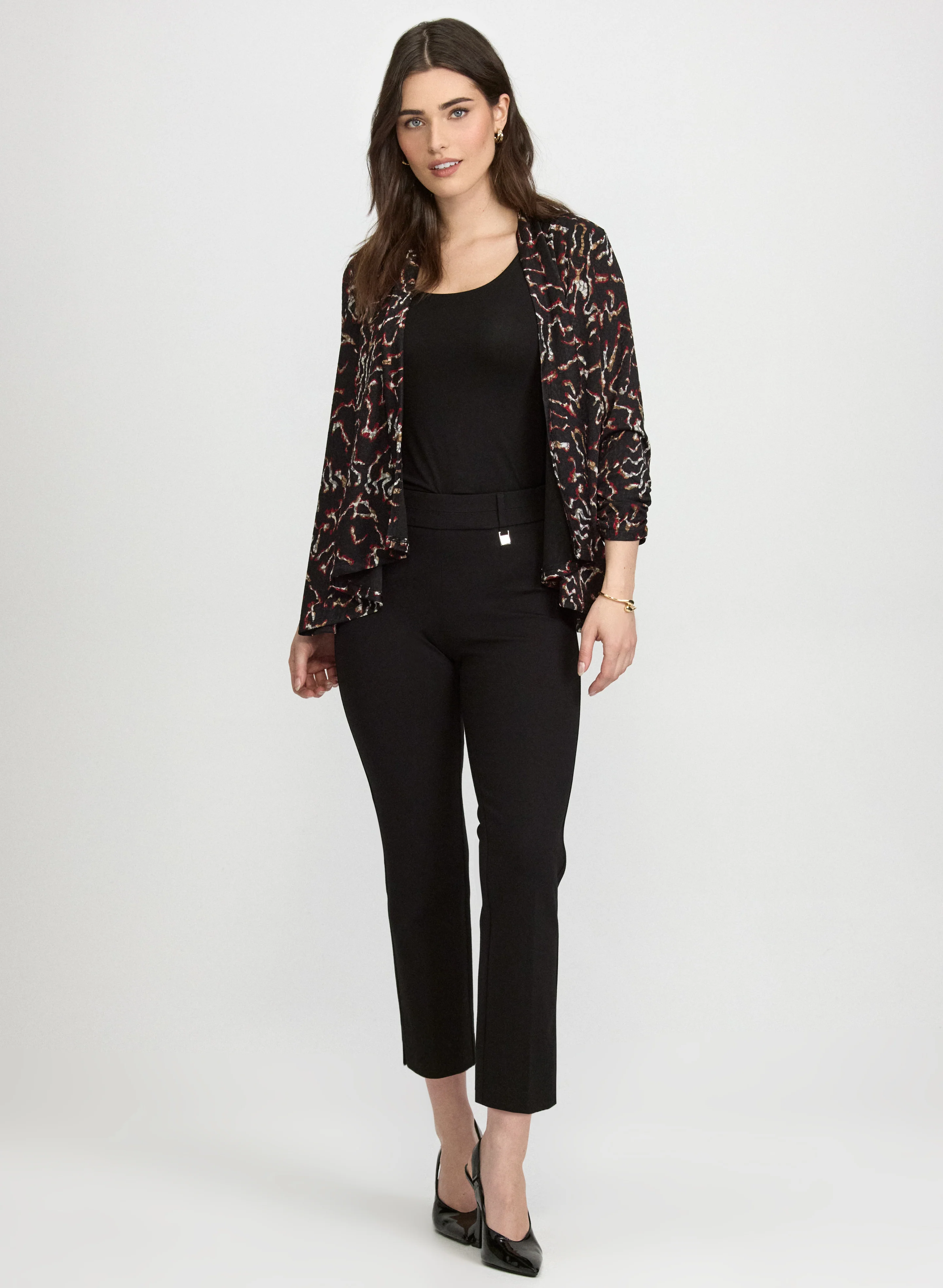 Abstract Jacquard Jacket - Image 3