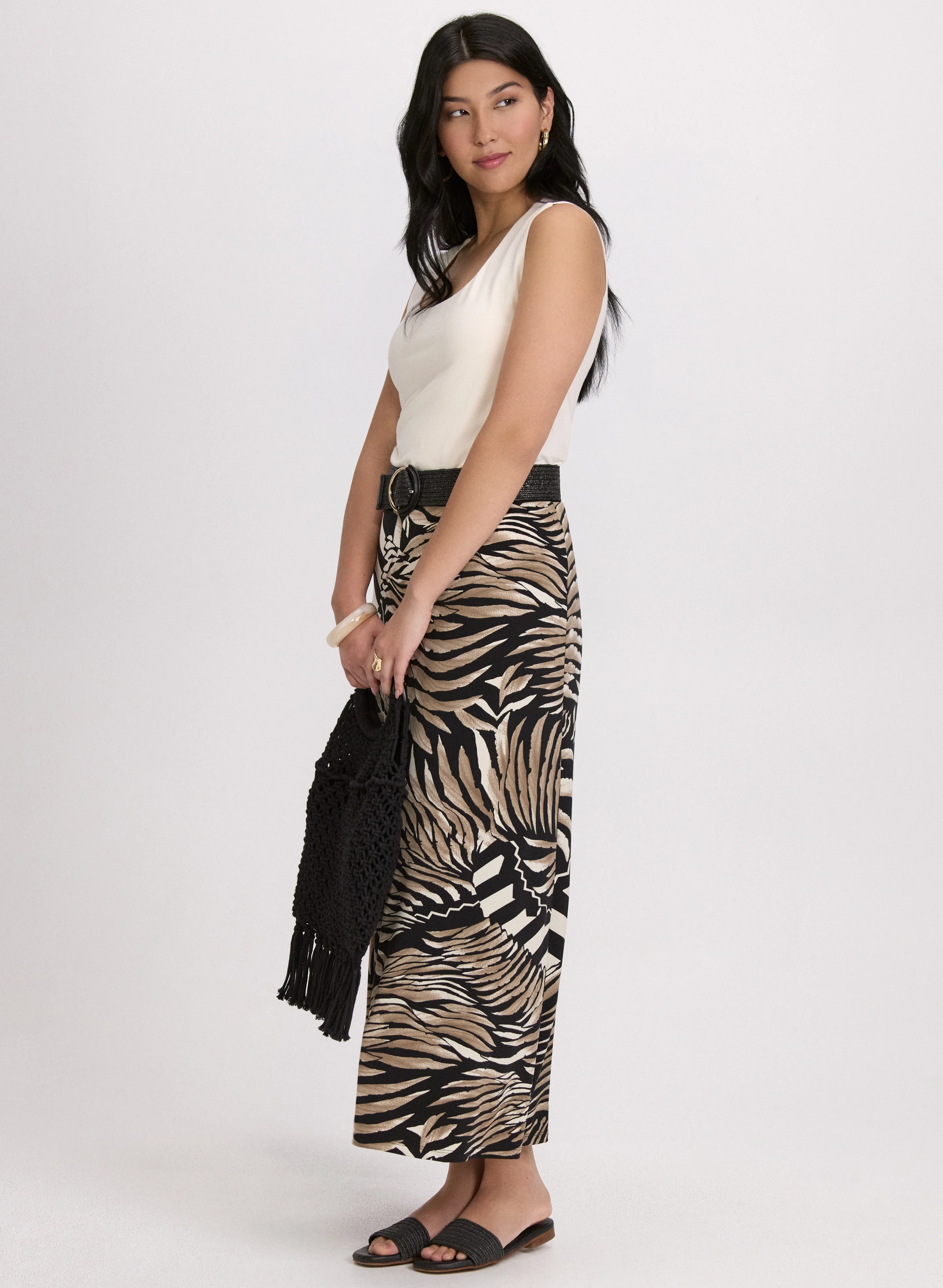 Abstract Maxi Skirt - Image 3
