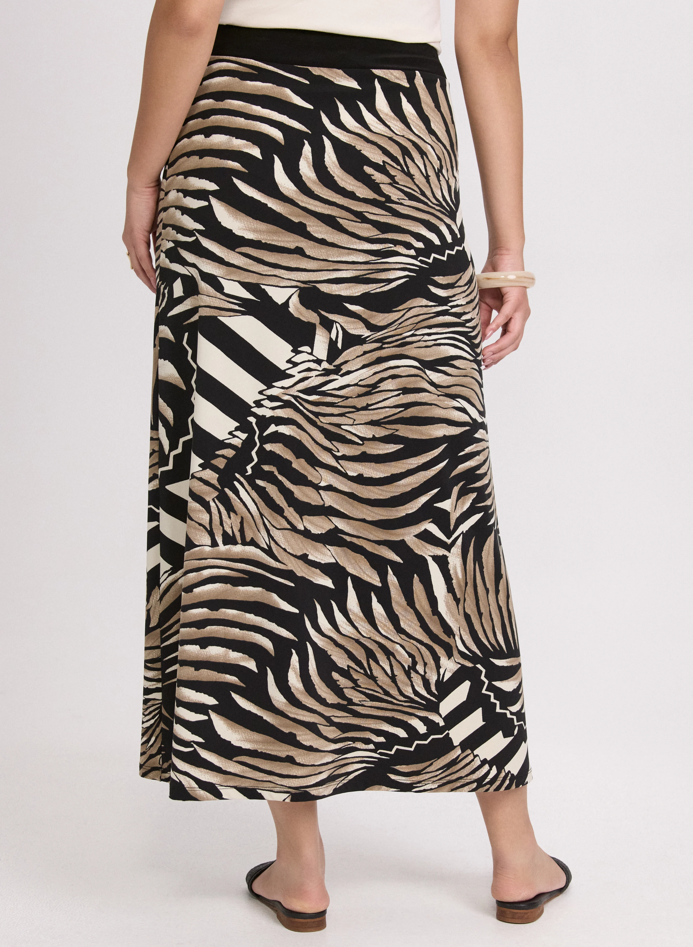 Abstract Maxi Skirt - Image 4