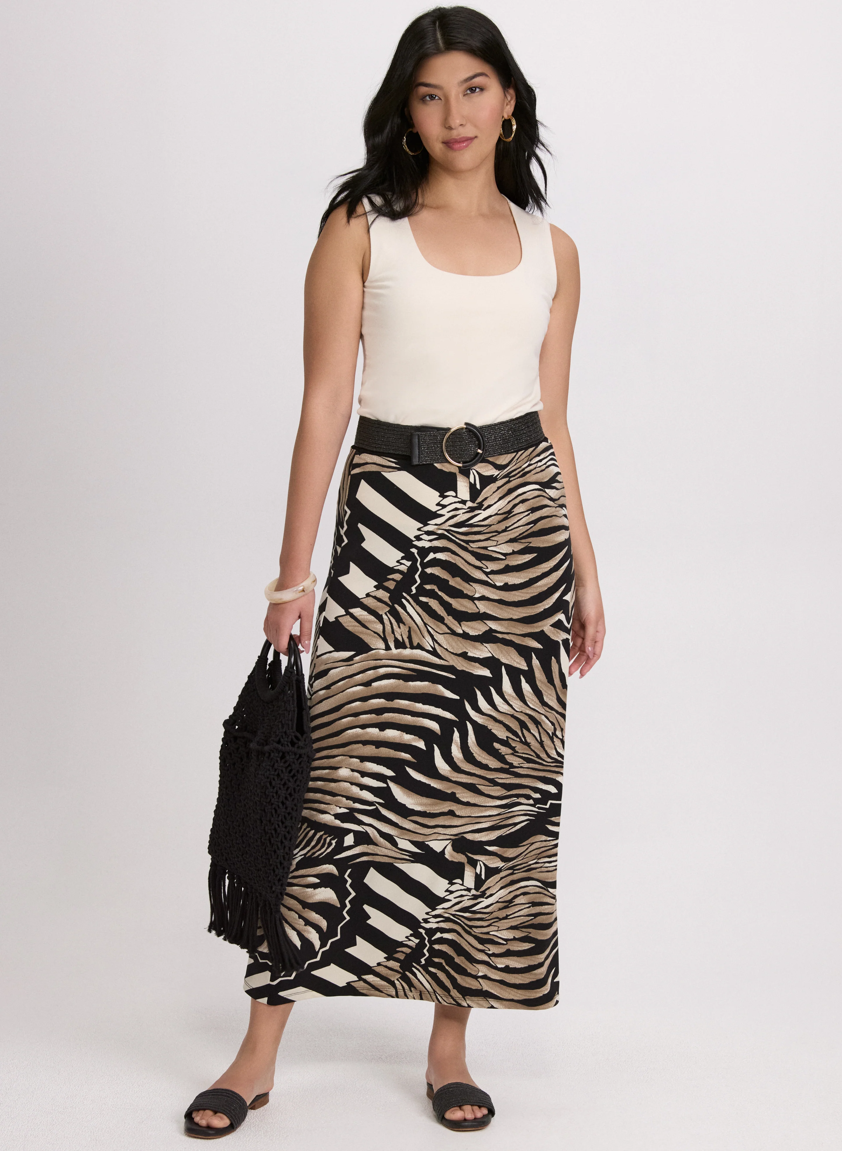 Abstract Maxi Skirt - Image 5