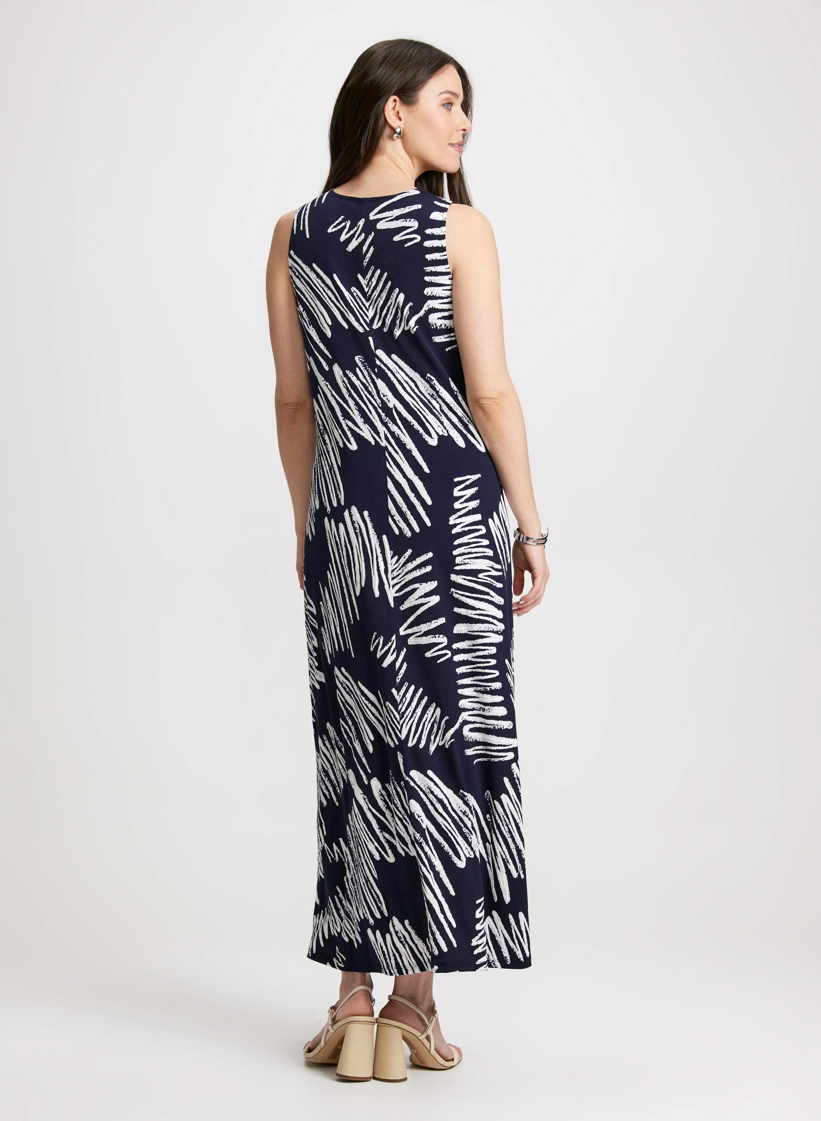 Abstract Pattern Maxi Dress - Image 2