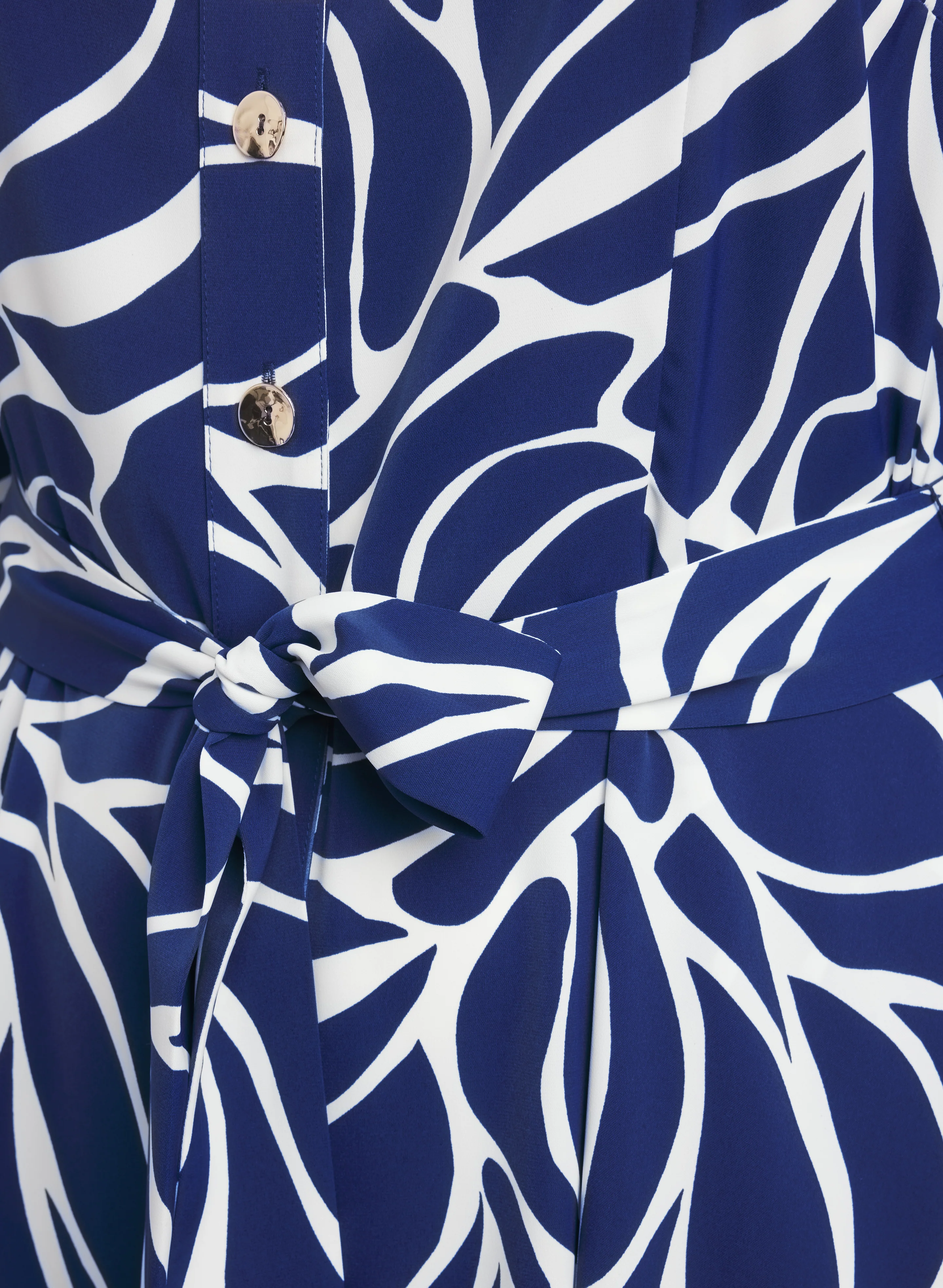 Abstract Print Dress - Image 7