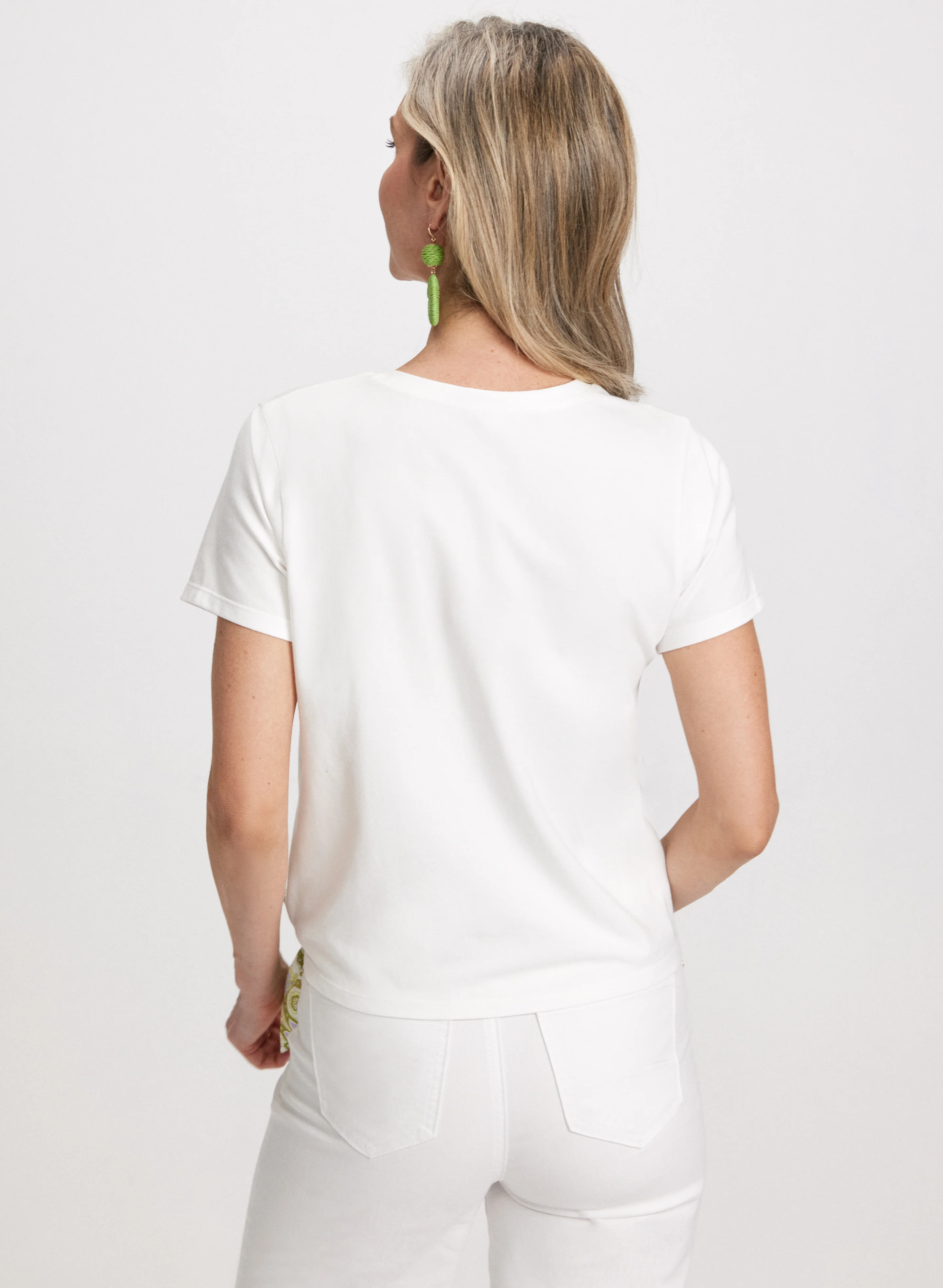 Abstract Print T-Shirt - Image 4