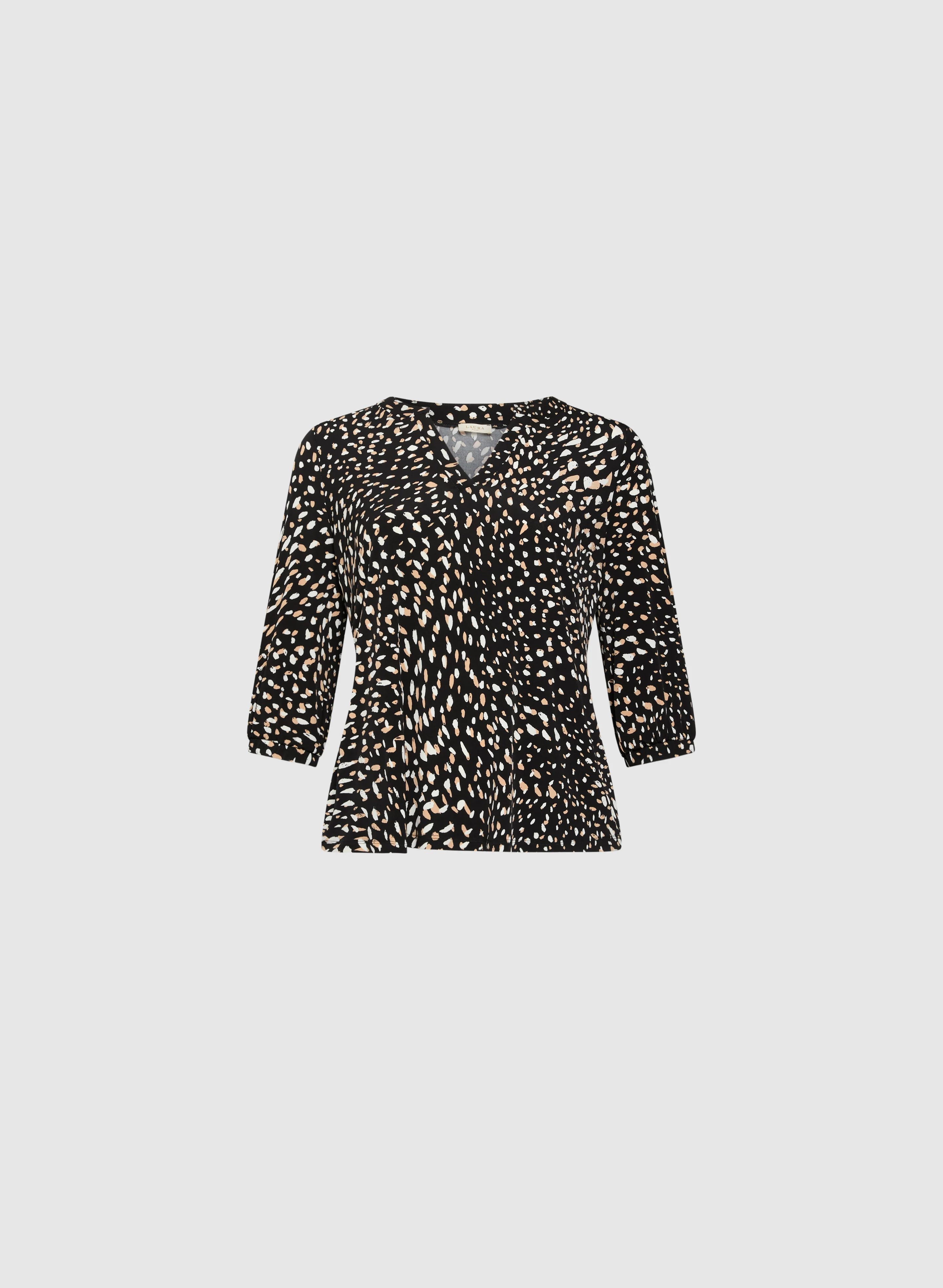 Abstract Print Top - Image 6