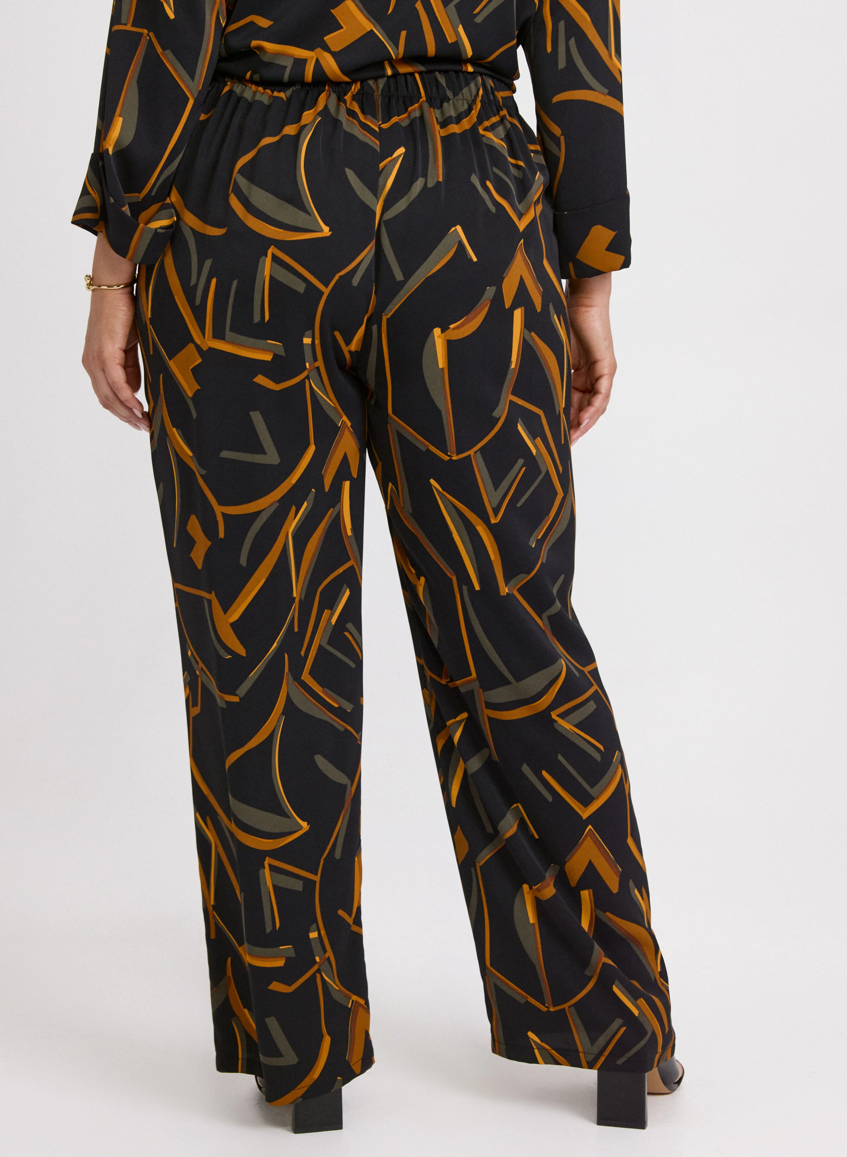 Joseph Ribkoff - Abstract Striped Pants - Image 2