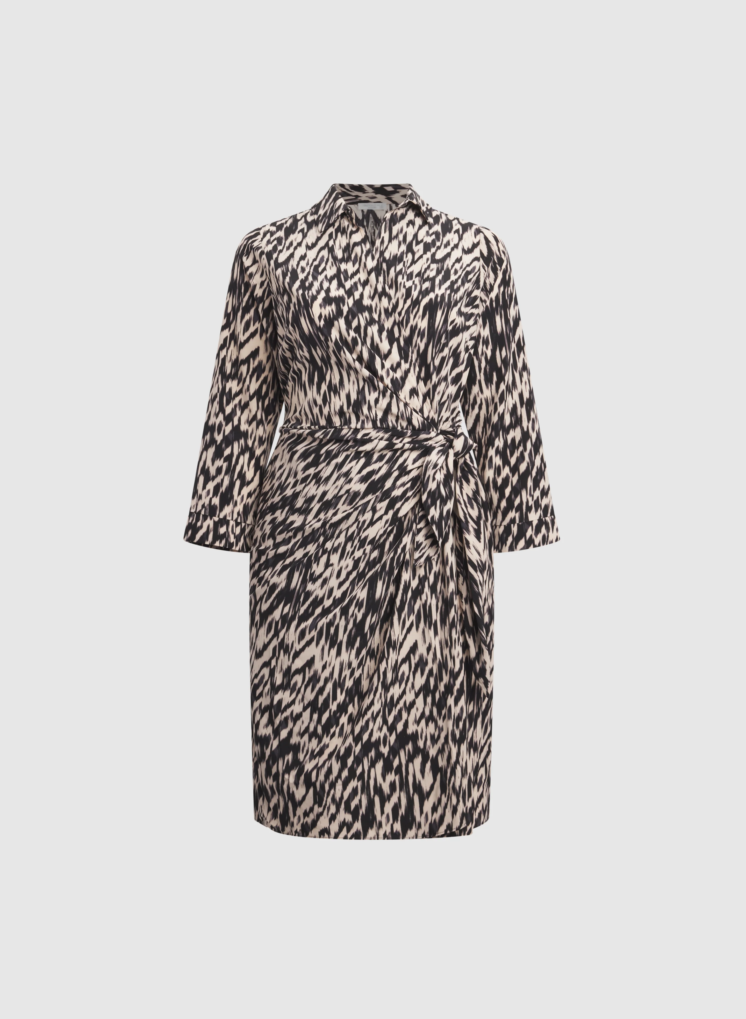 Abstract Tie-Waist Dress - Image 6