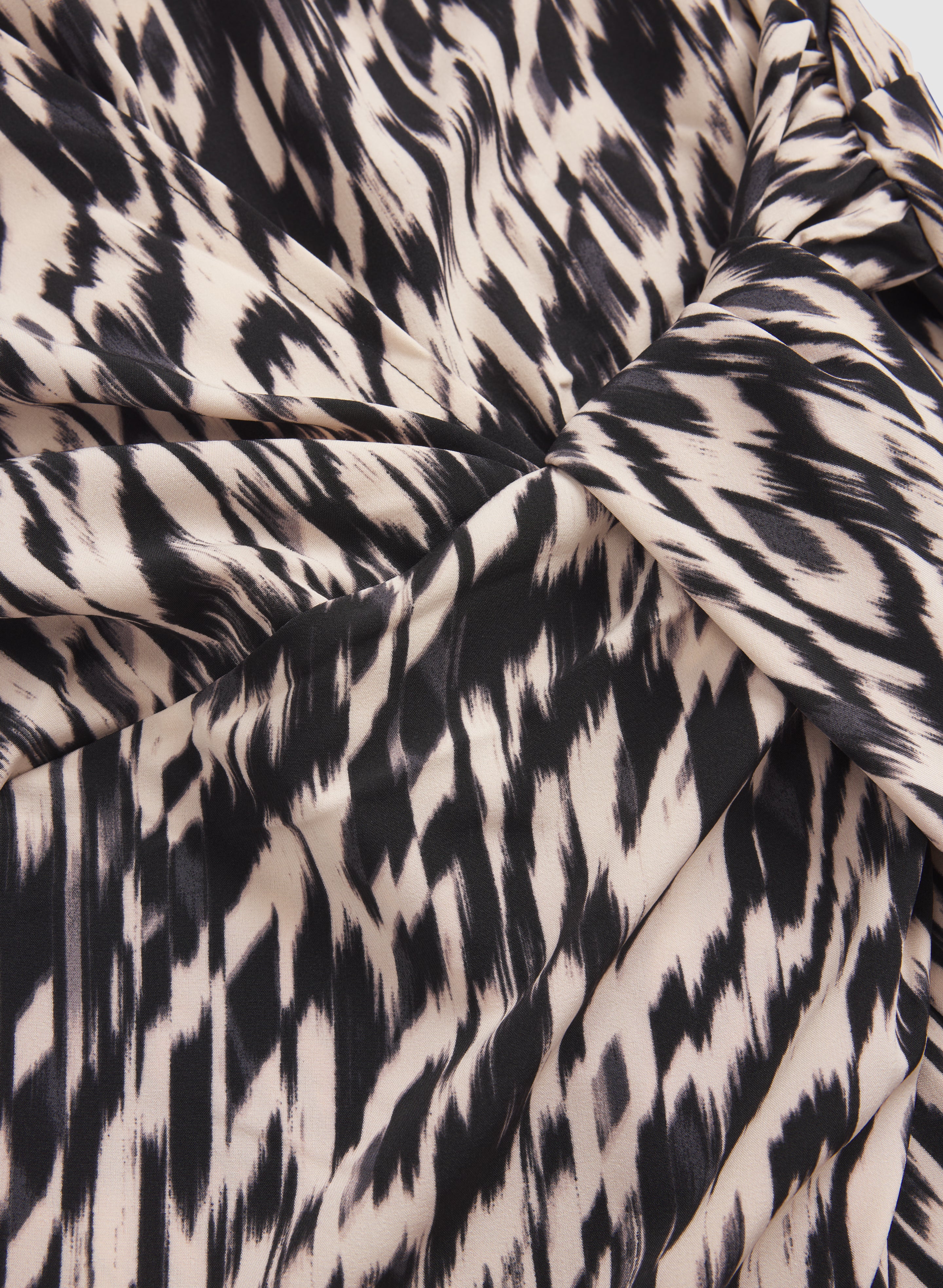 Abstract Tie-Waist Dress - Image 7