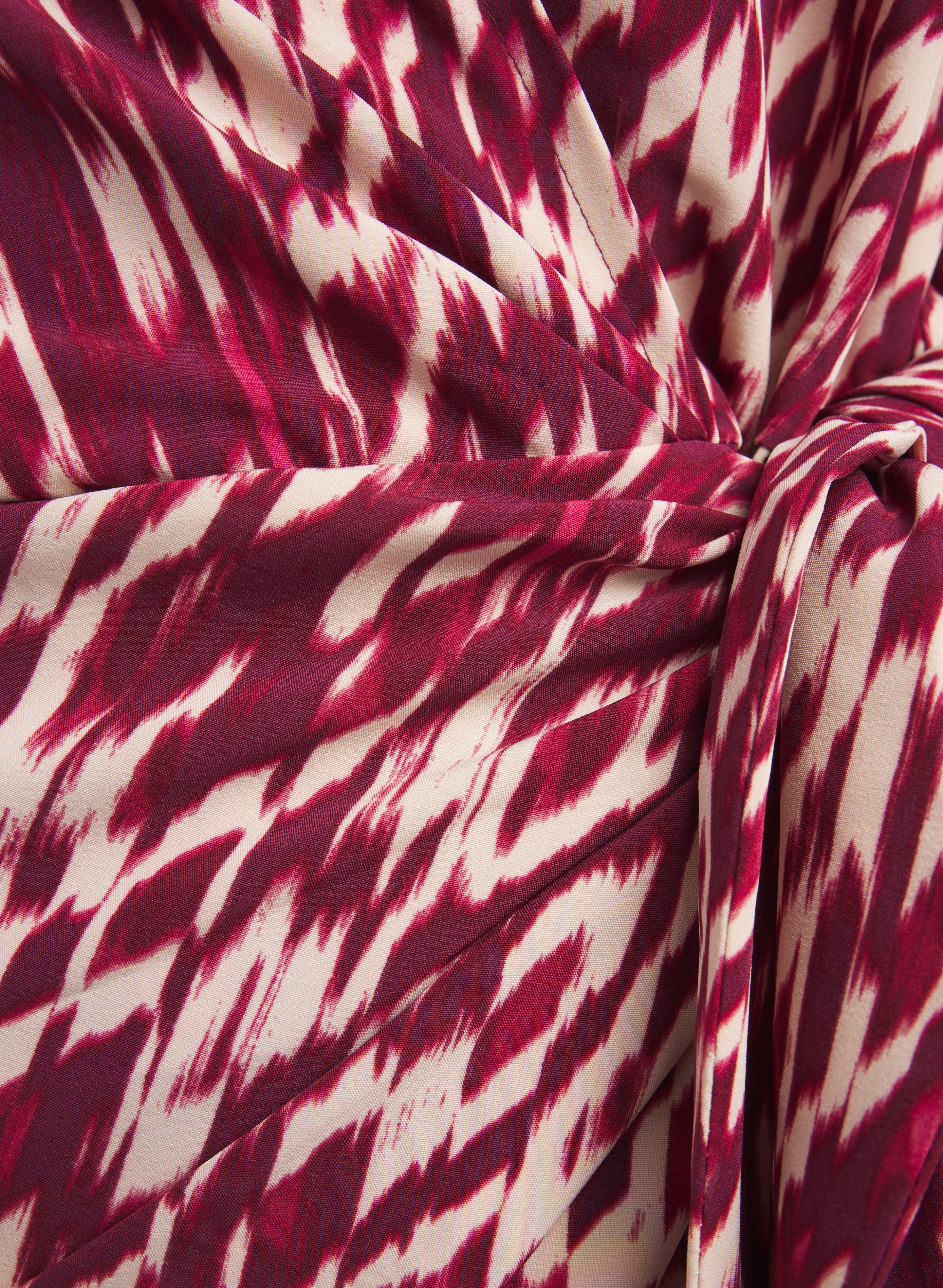 Abstract Tie-Waist Dress - Image 7