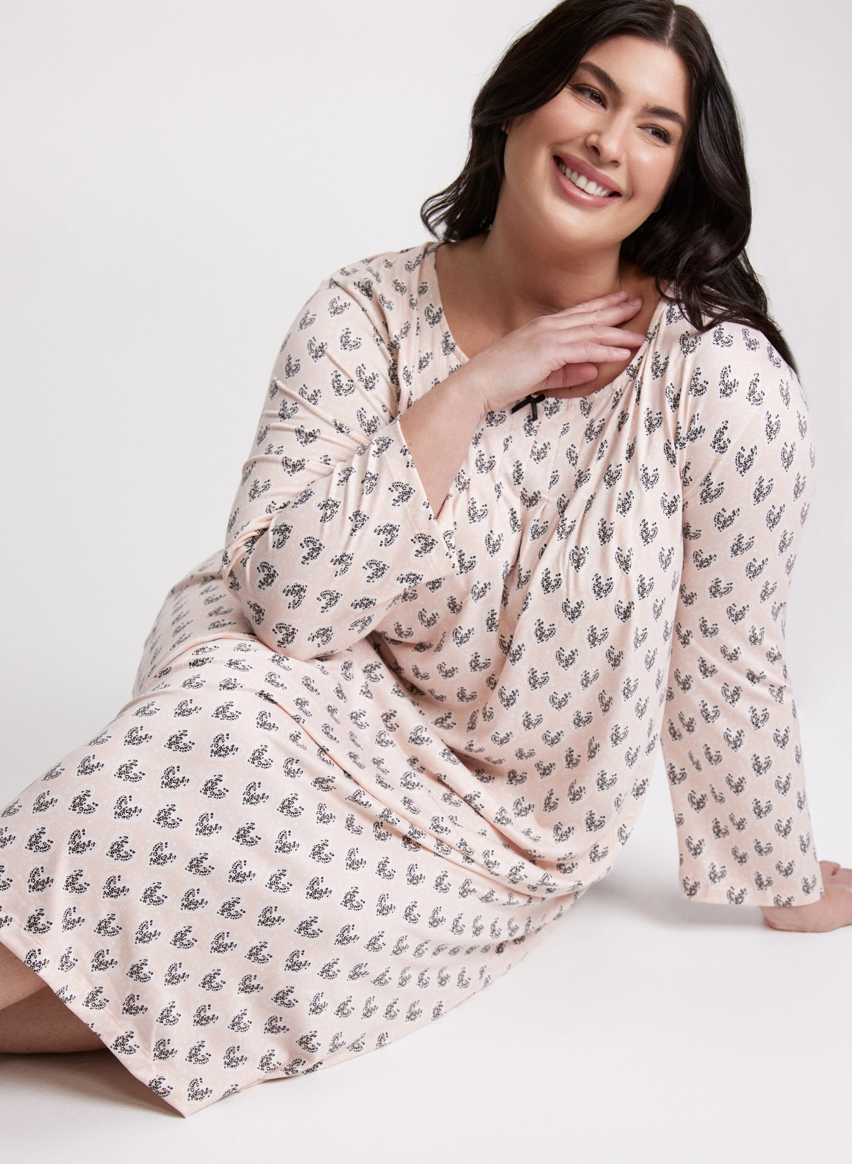 Leopard Heart Nightgown - Image 4