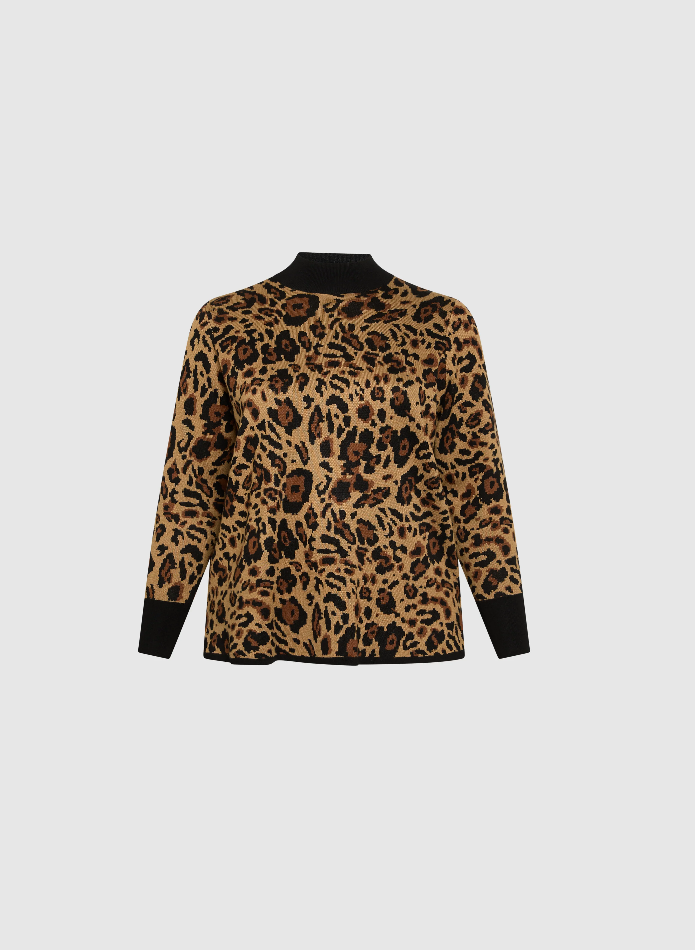Animal Print Pull-Over Sweater - Image 6