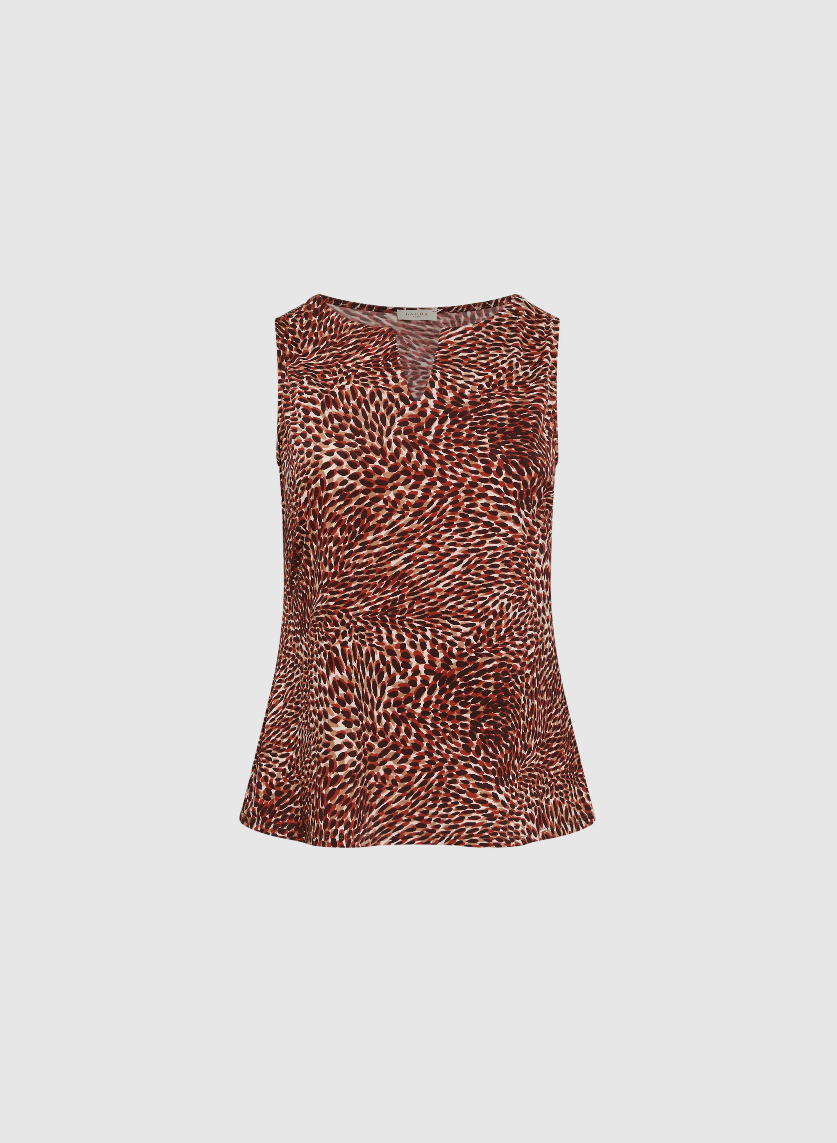Animal Print Sleeveless Top - Image 6