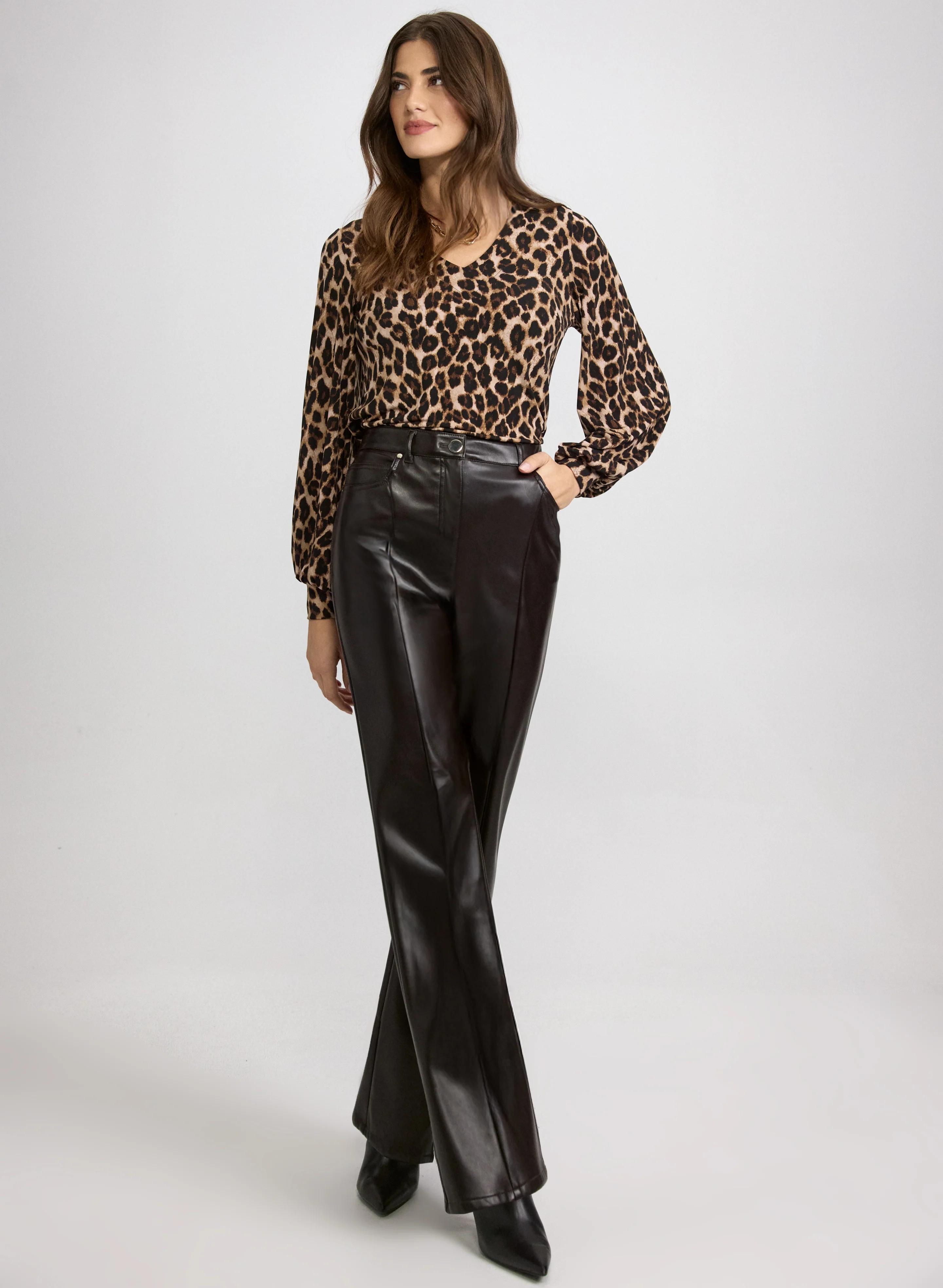 Animal Print Top - Image 3