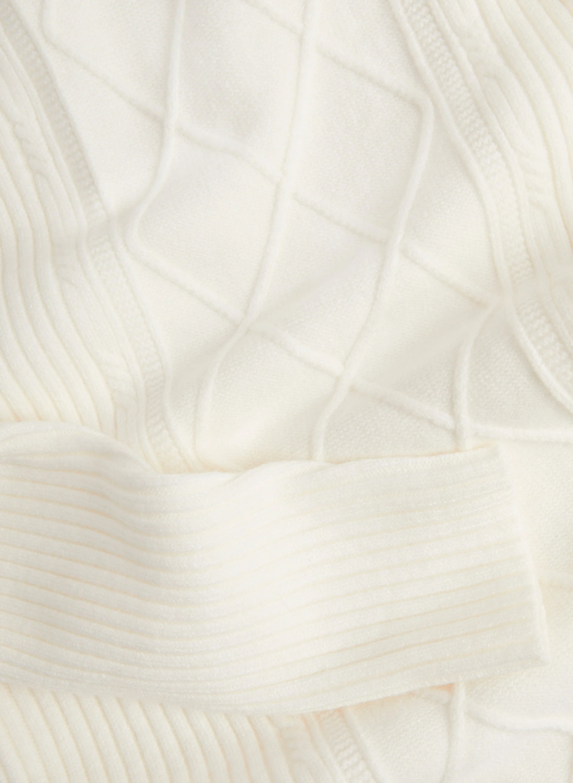 Argyle Turtleneck Sweater Dress - Image 6