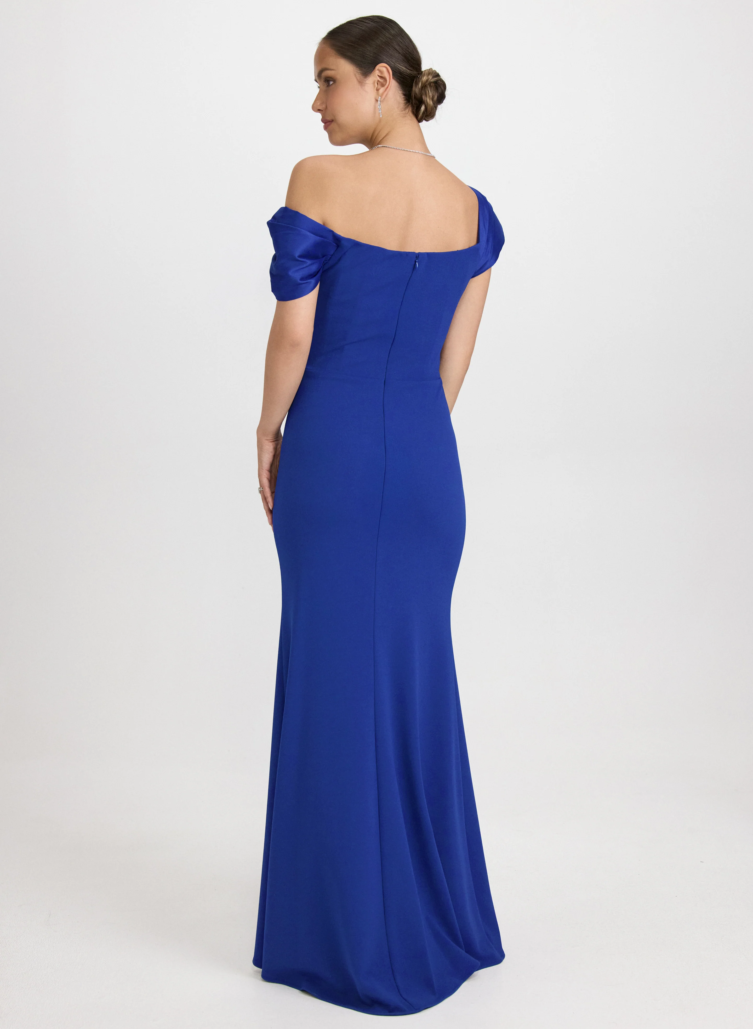 Asymmetric Off-Shoulder Dress - Image 2
