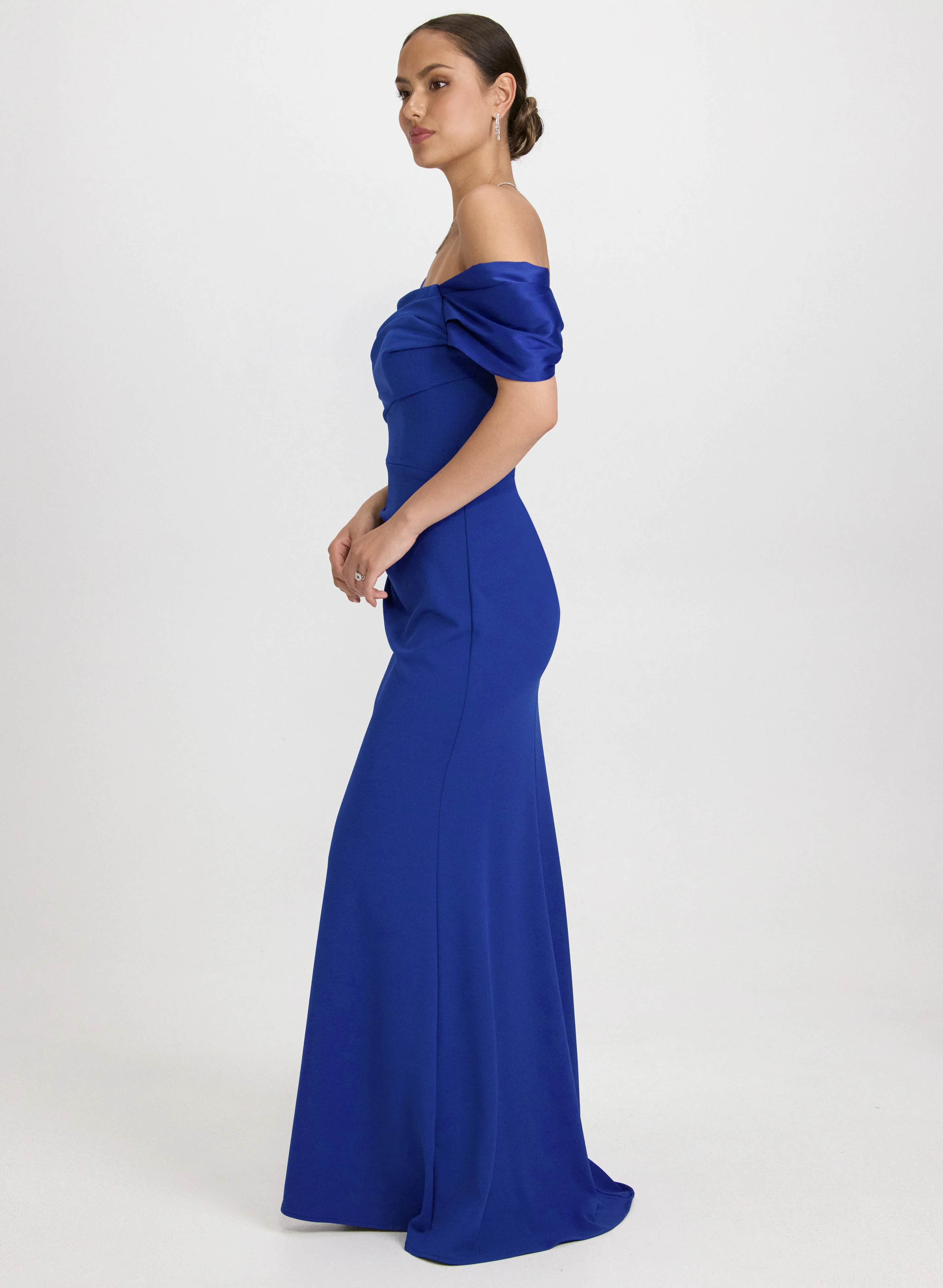 Asymmetric Off-Shoulder Dress - Image 3