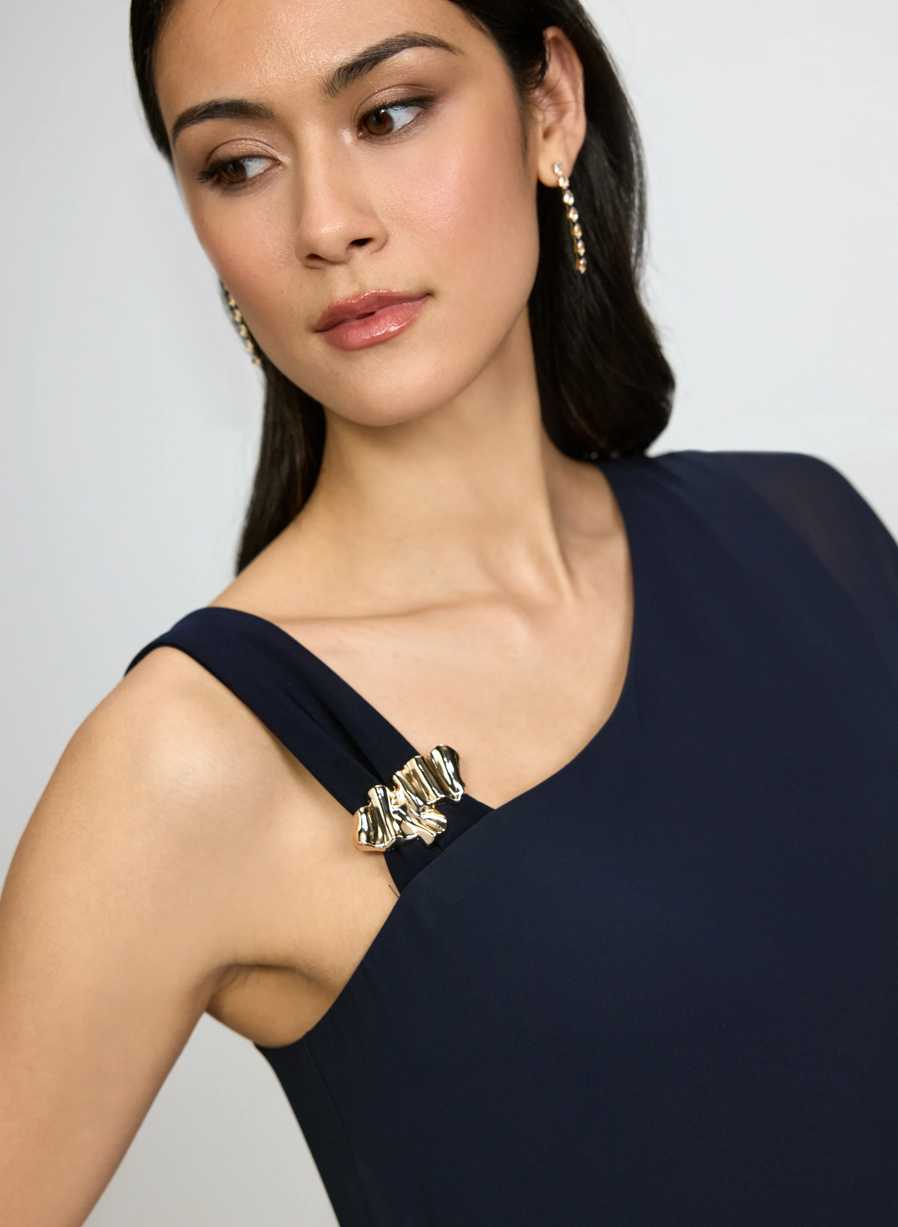 Asymmetric Overlay Jumpsuit - Image 3
