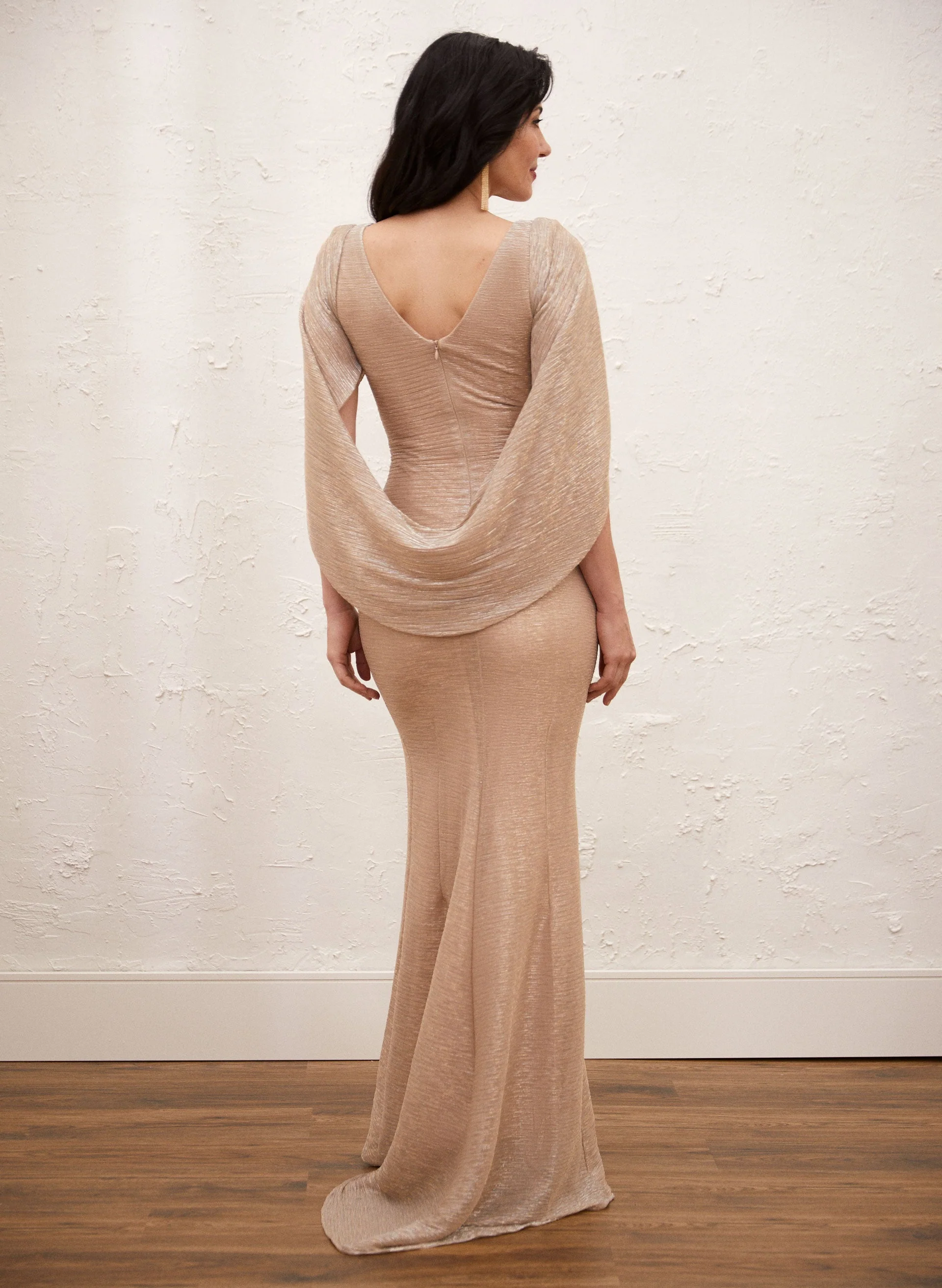 Back Drape Dress - Image 2