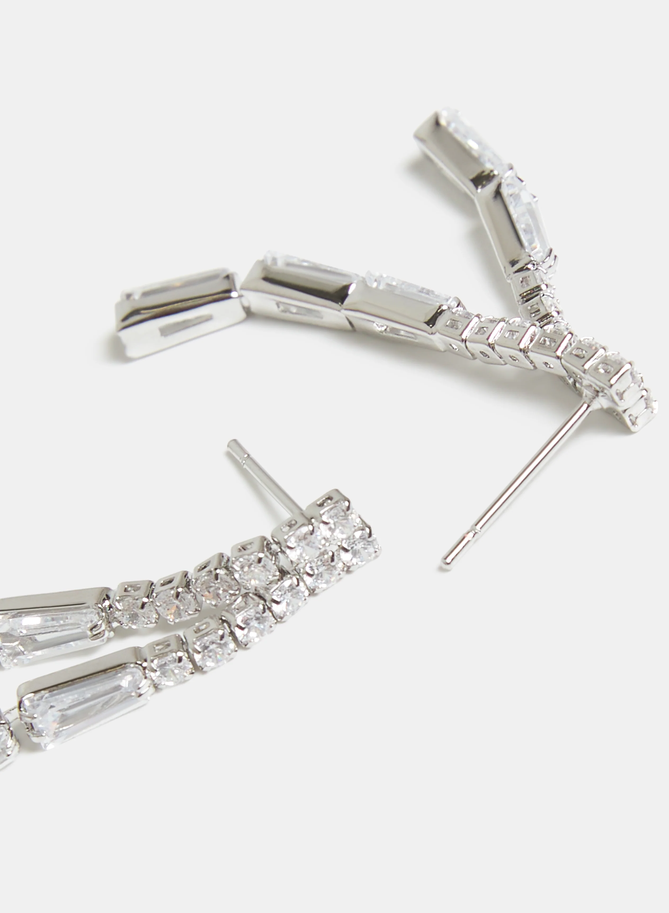 Baguette Dangle Earrings - Image 2
