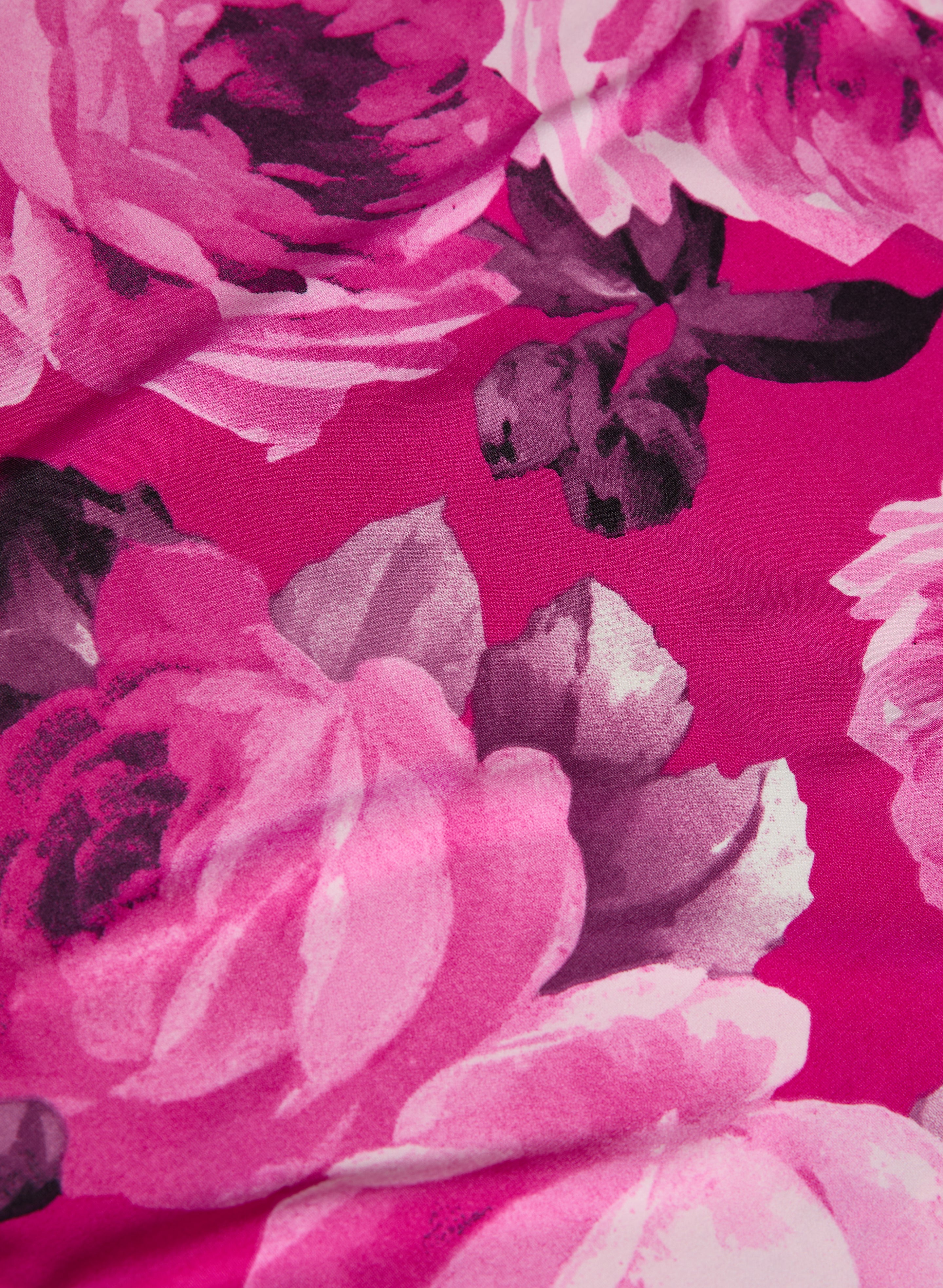 Balloon Sleeve Floral Tunic - Image 7
