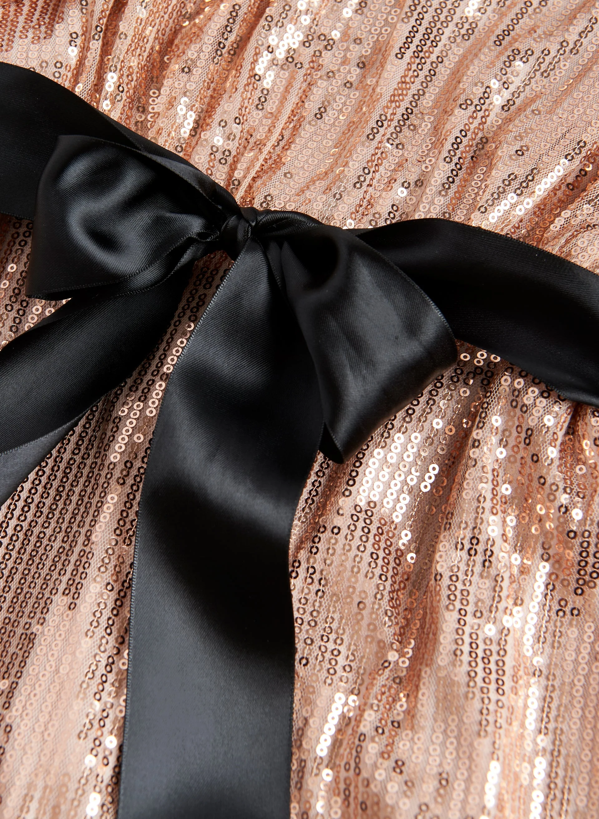Balloon Sleeve Sequin Dress - Image 6
