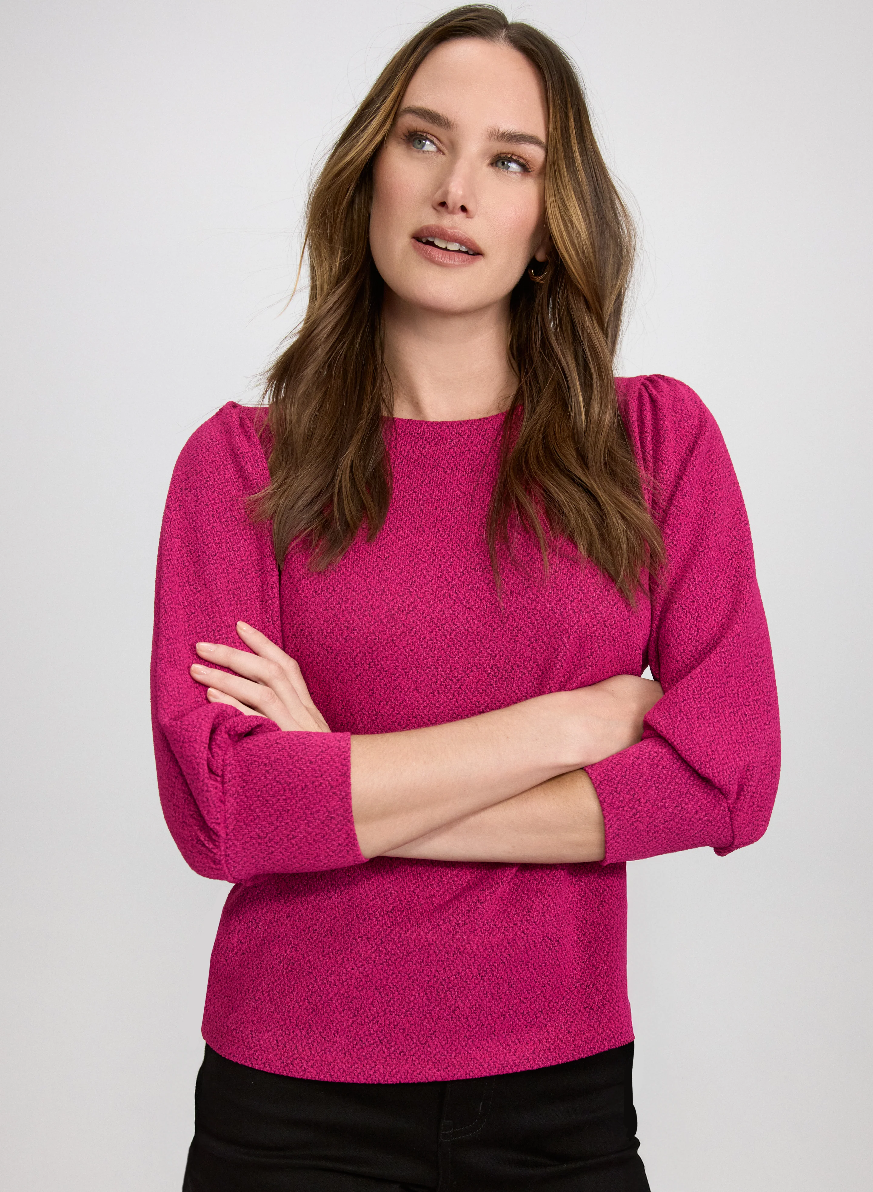 Balloon Sleeve Sweater - Image 2