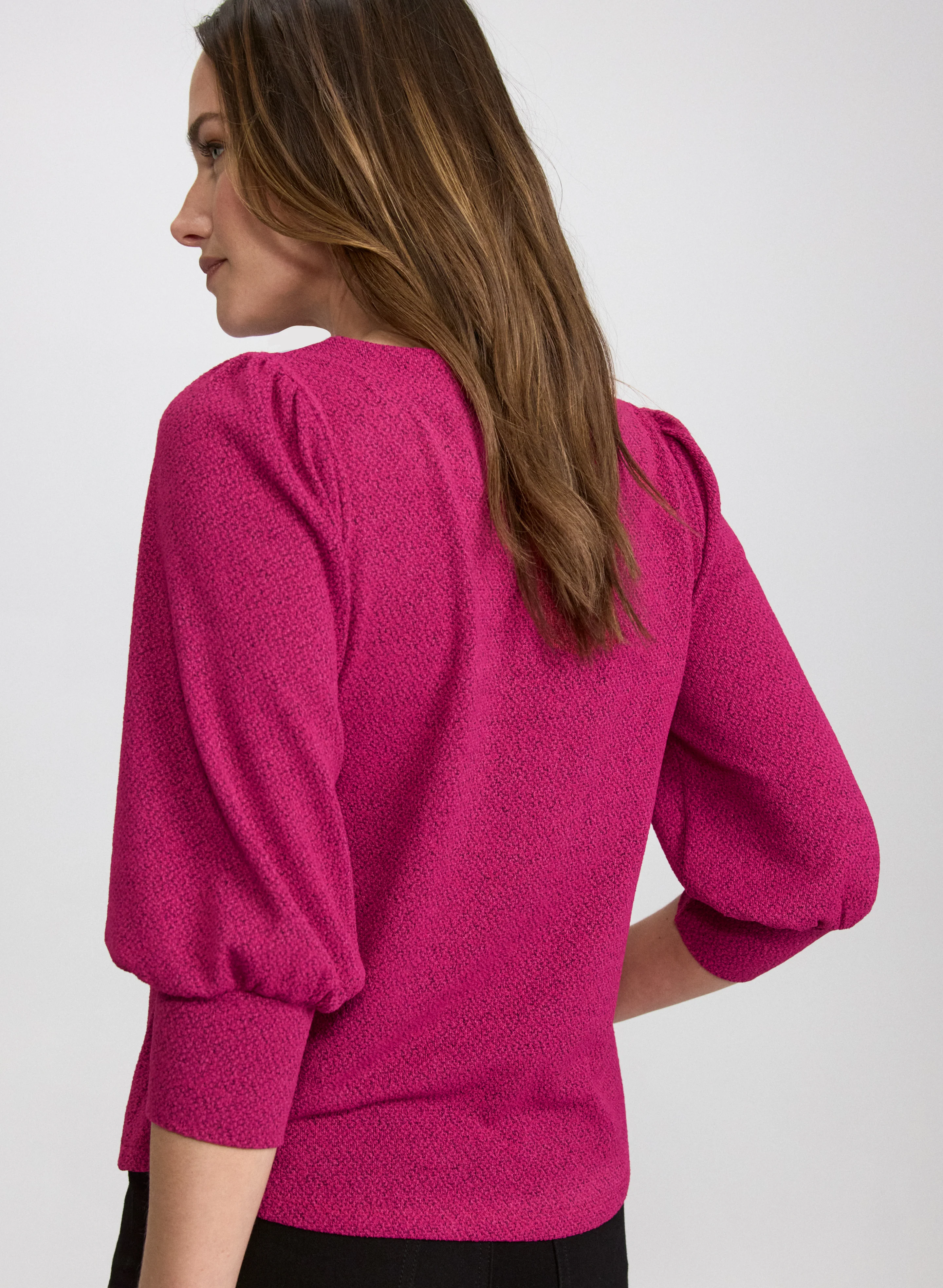 Balloon Sleeve Sweater - Image 4