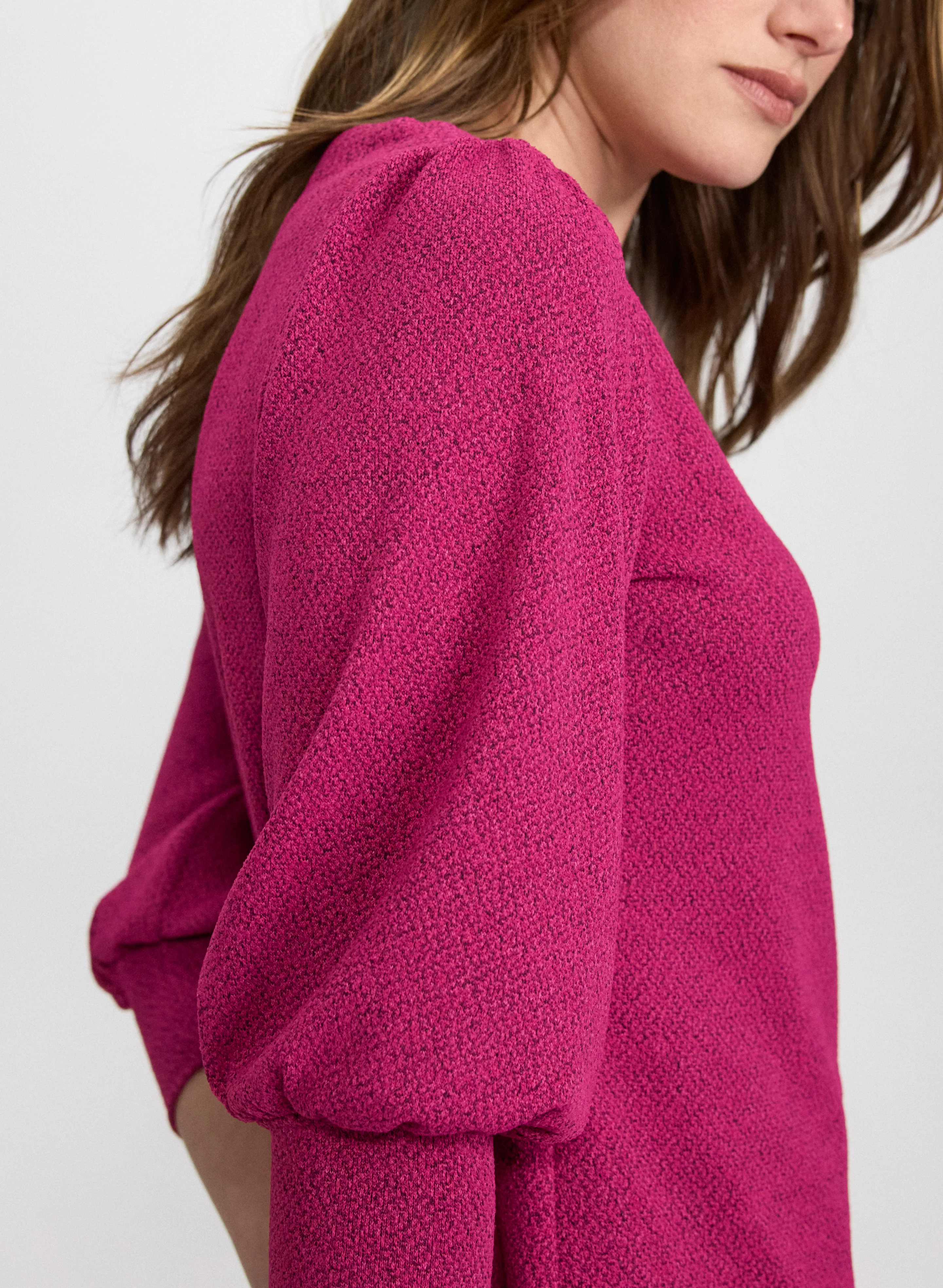 Balloon Sleeve Sweater - Image 5