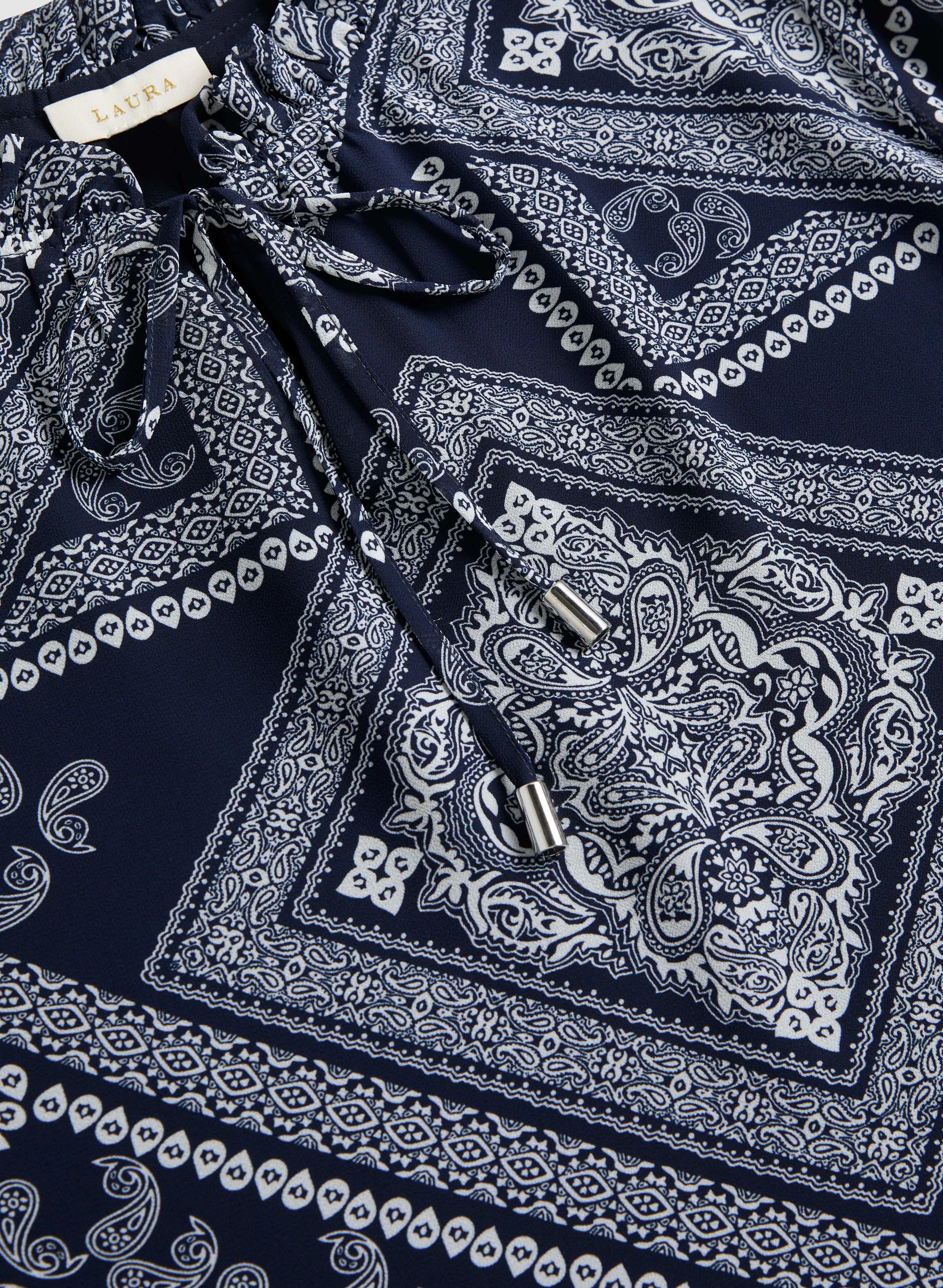 Bandana Print Blouse - Image 7