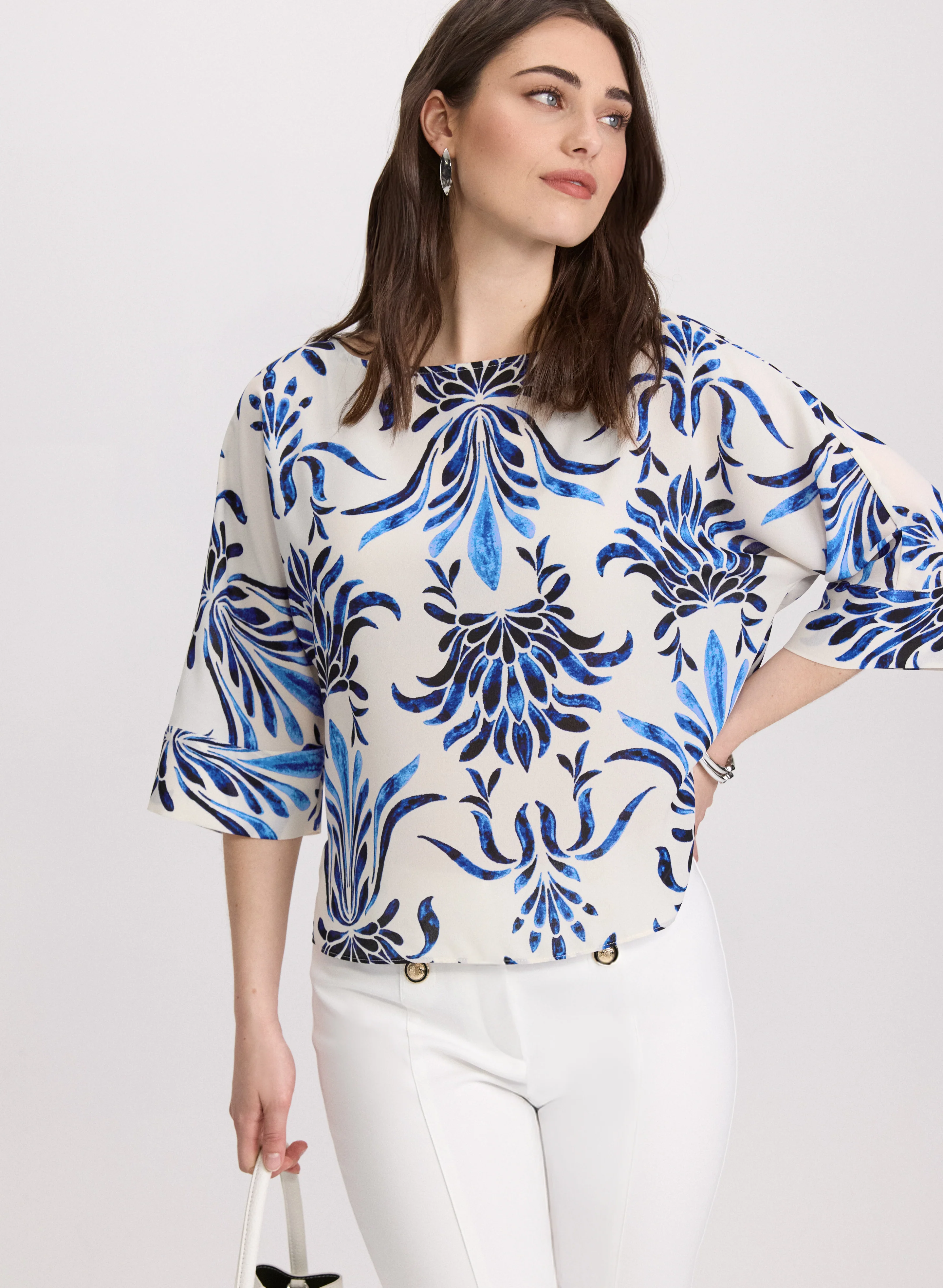 Baroque Print Blouse