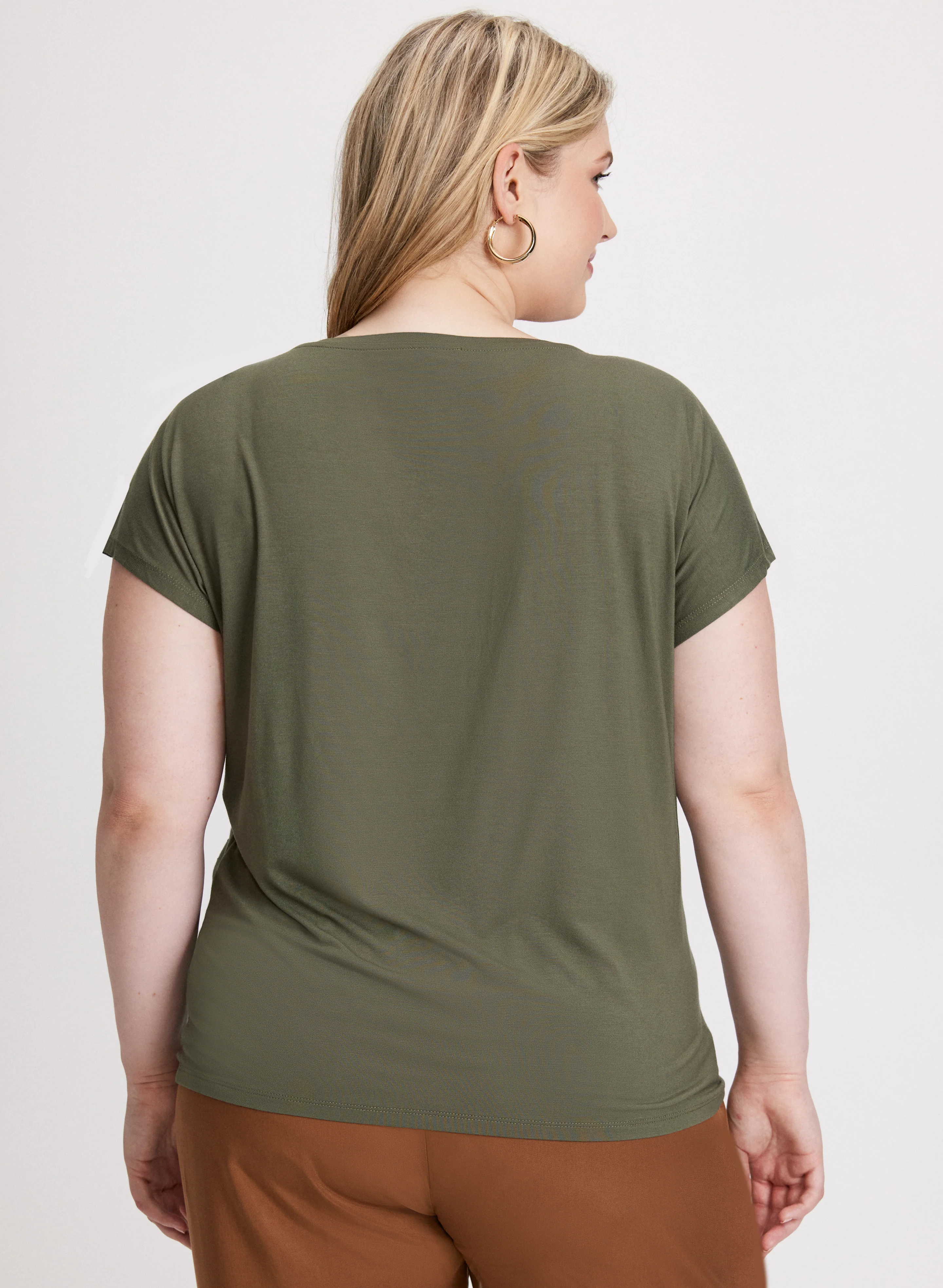 Bead Embellished T-Shirt - Image 4