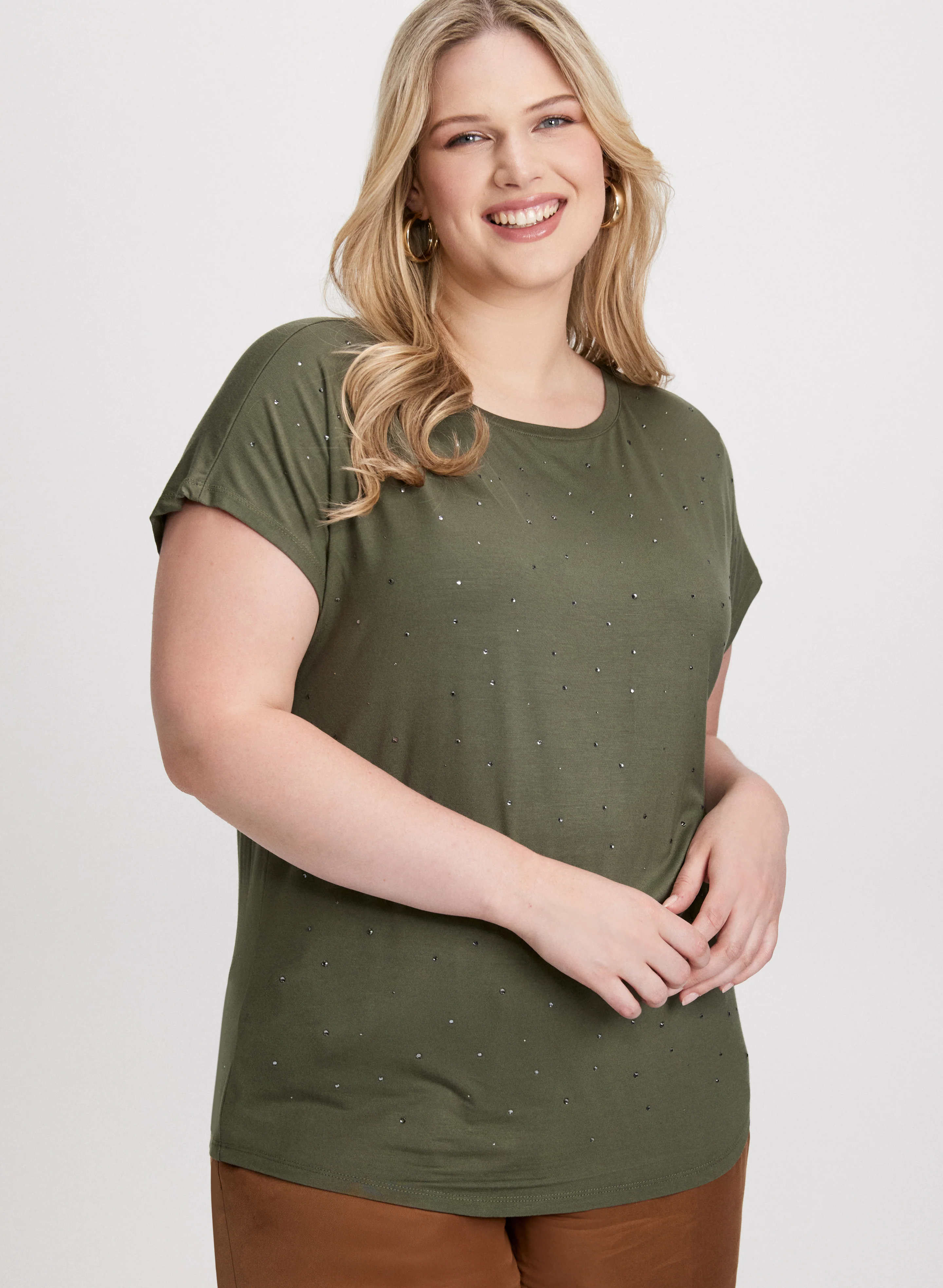 Bead Embellished T-Shirt - Image 5