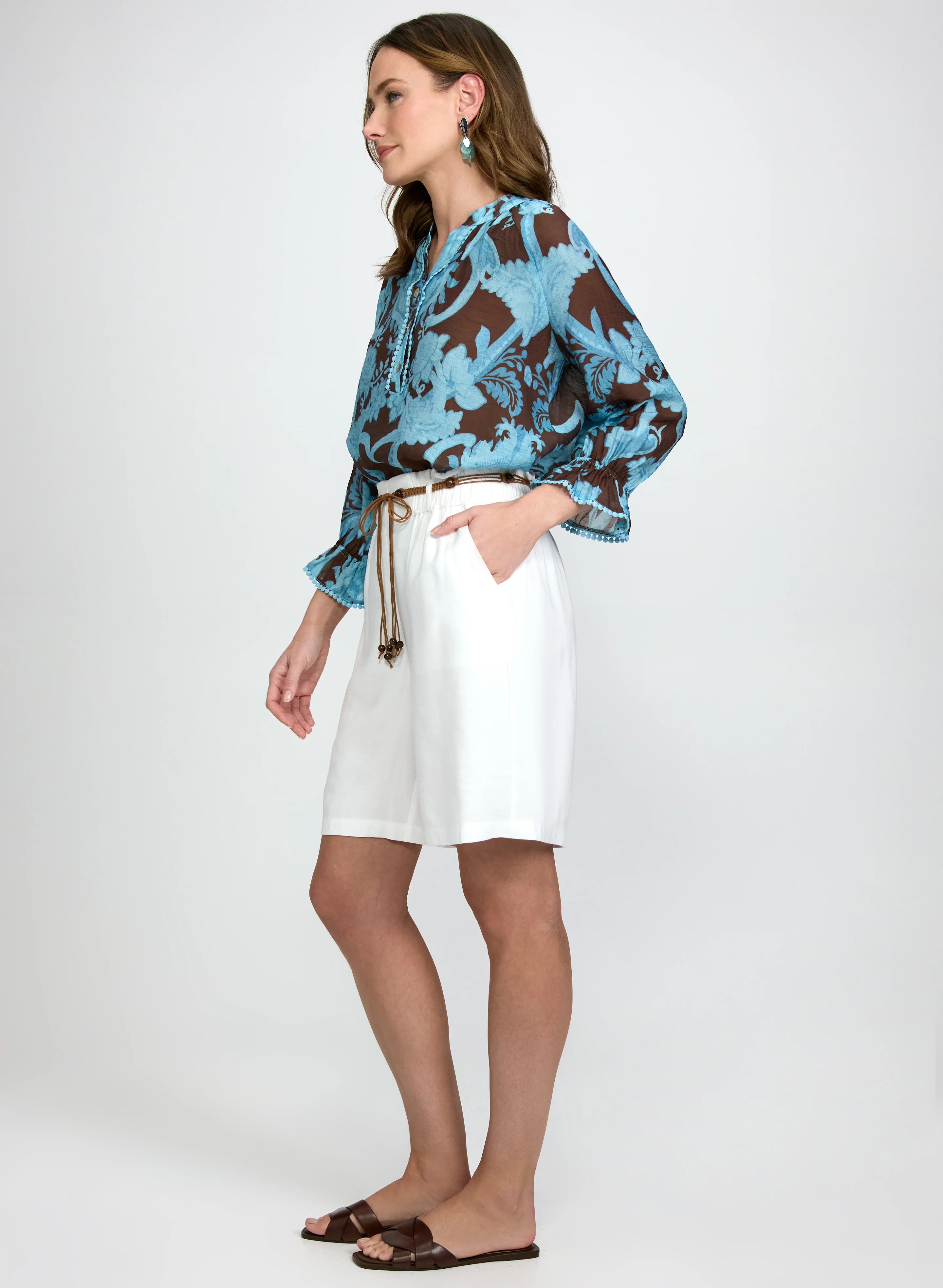 Beaded Belt Shorts - Image 3