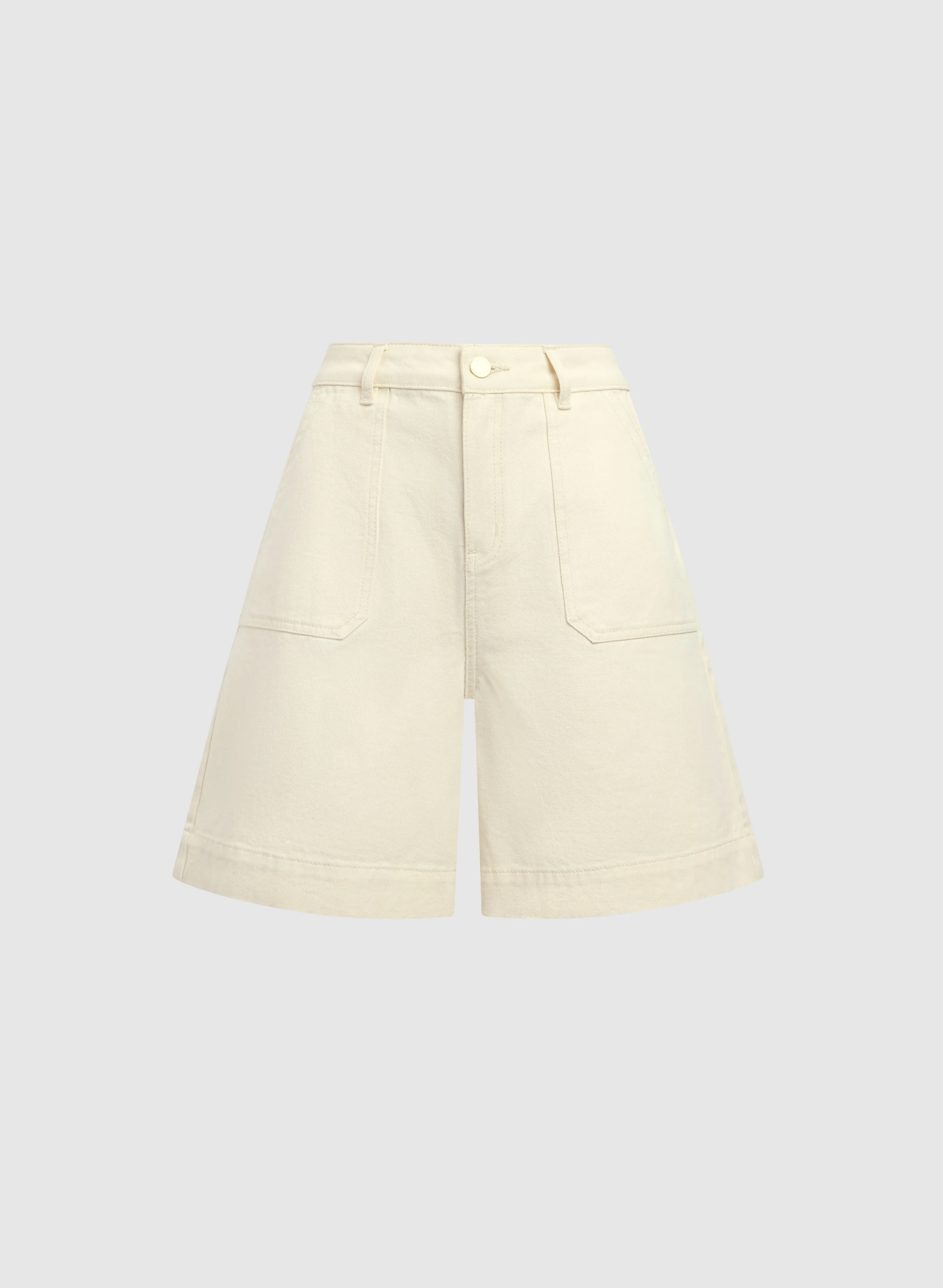 Belted Denim Shorts - Image 9