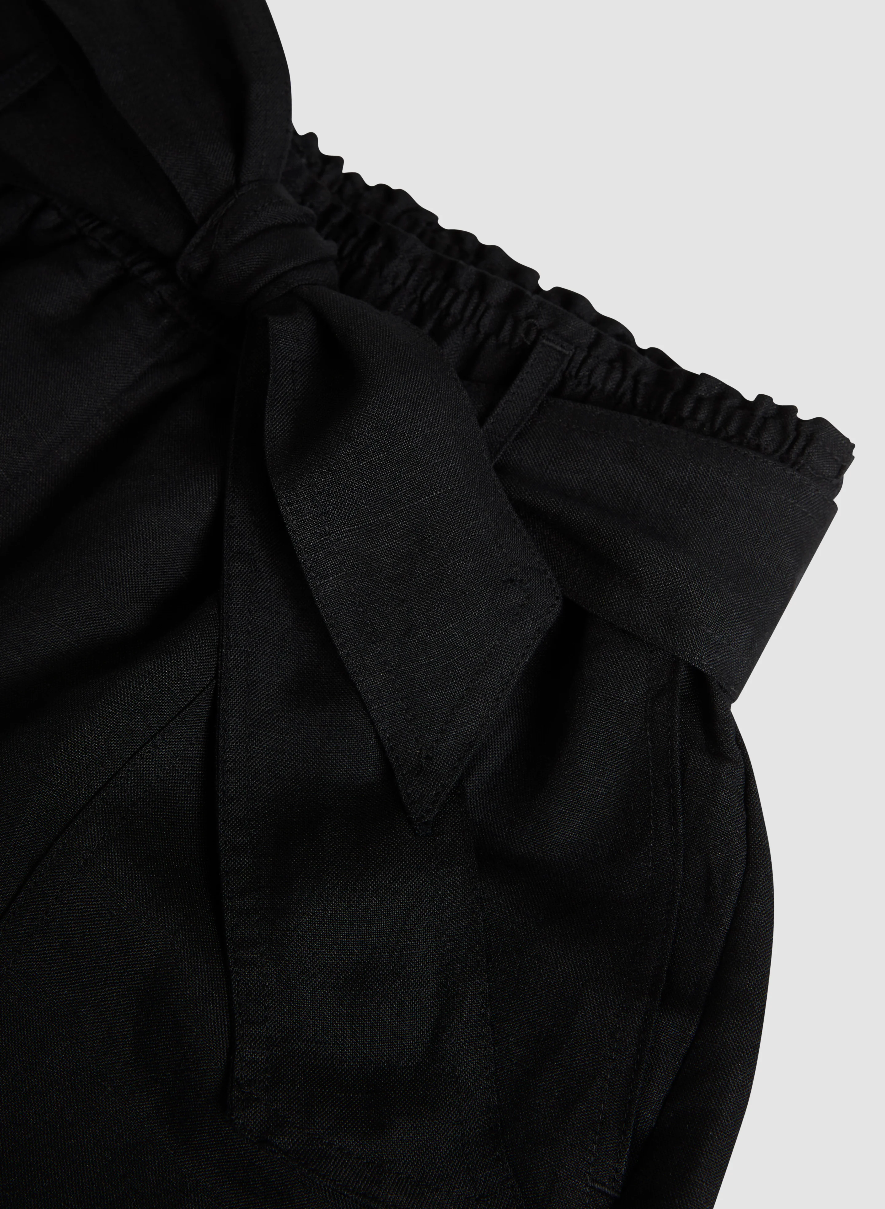 Belted Linen-Blend Shorts - Image 7