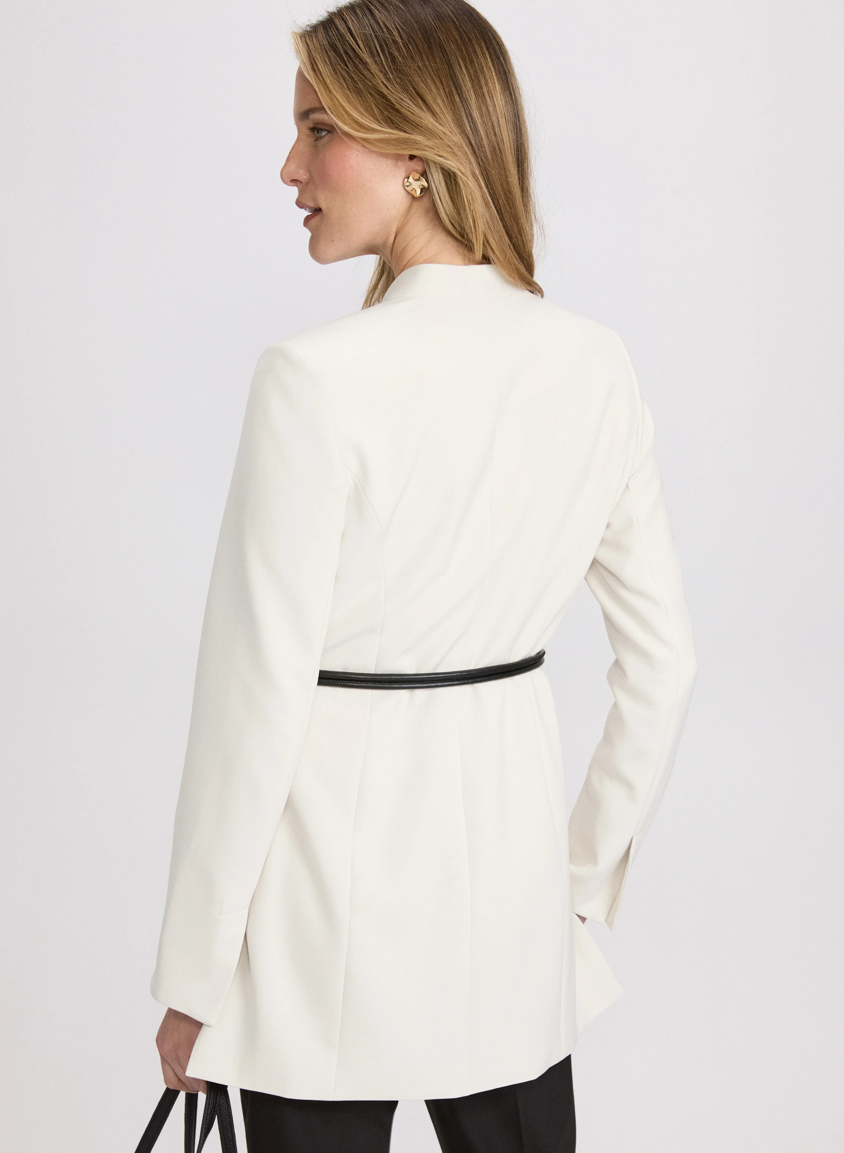 Belted Longline Blazer - Image 3