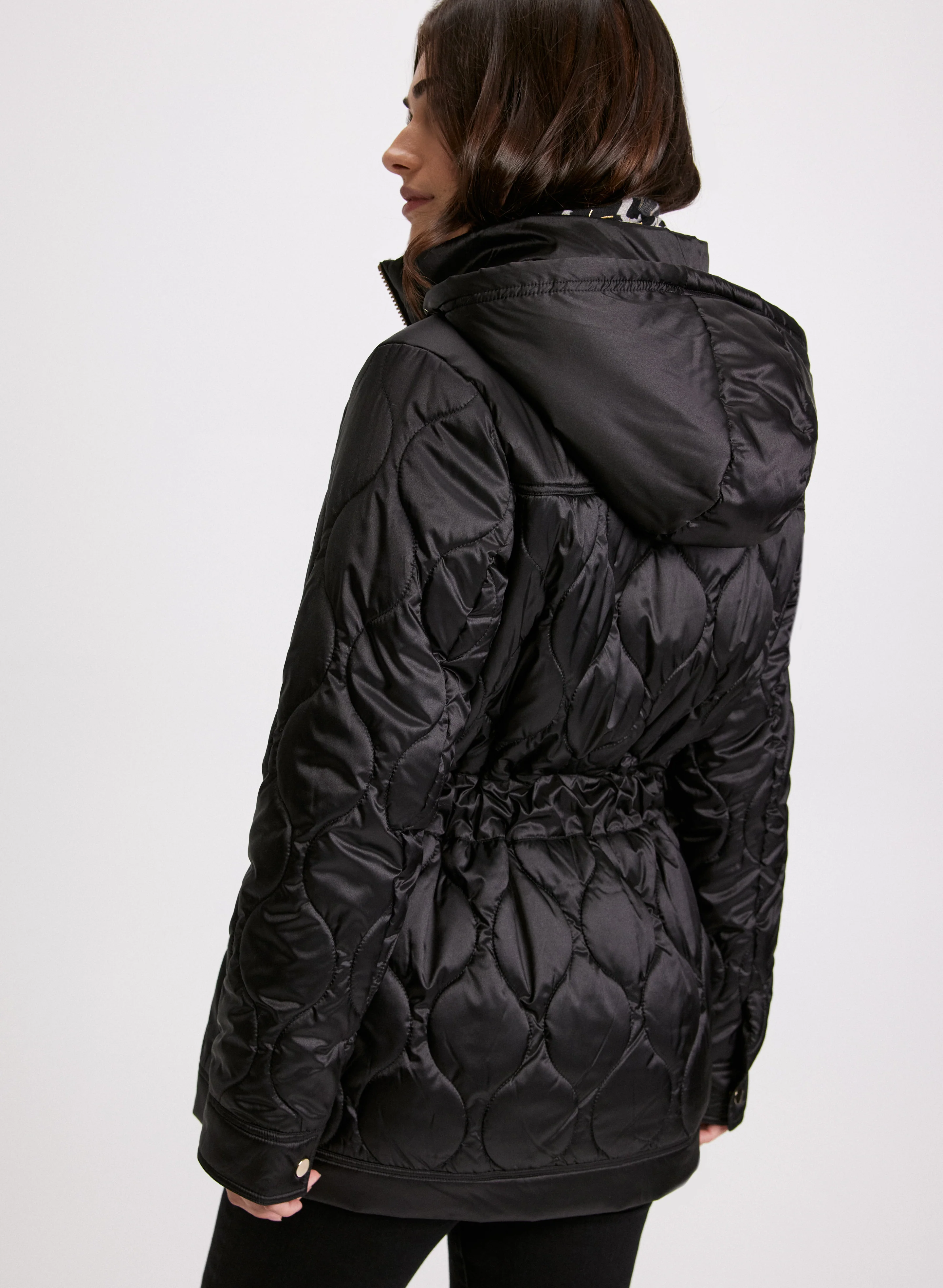 Belted Puffer Coat - Image 4