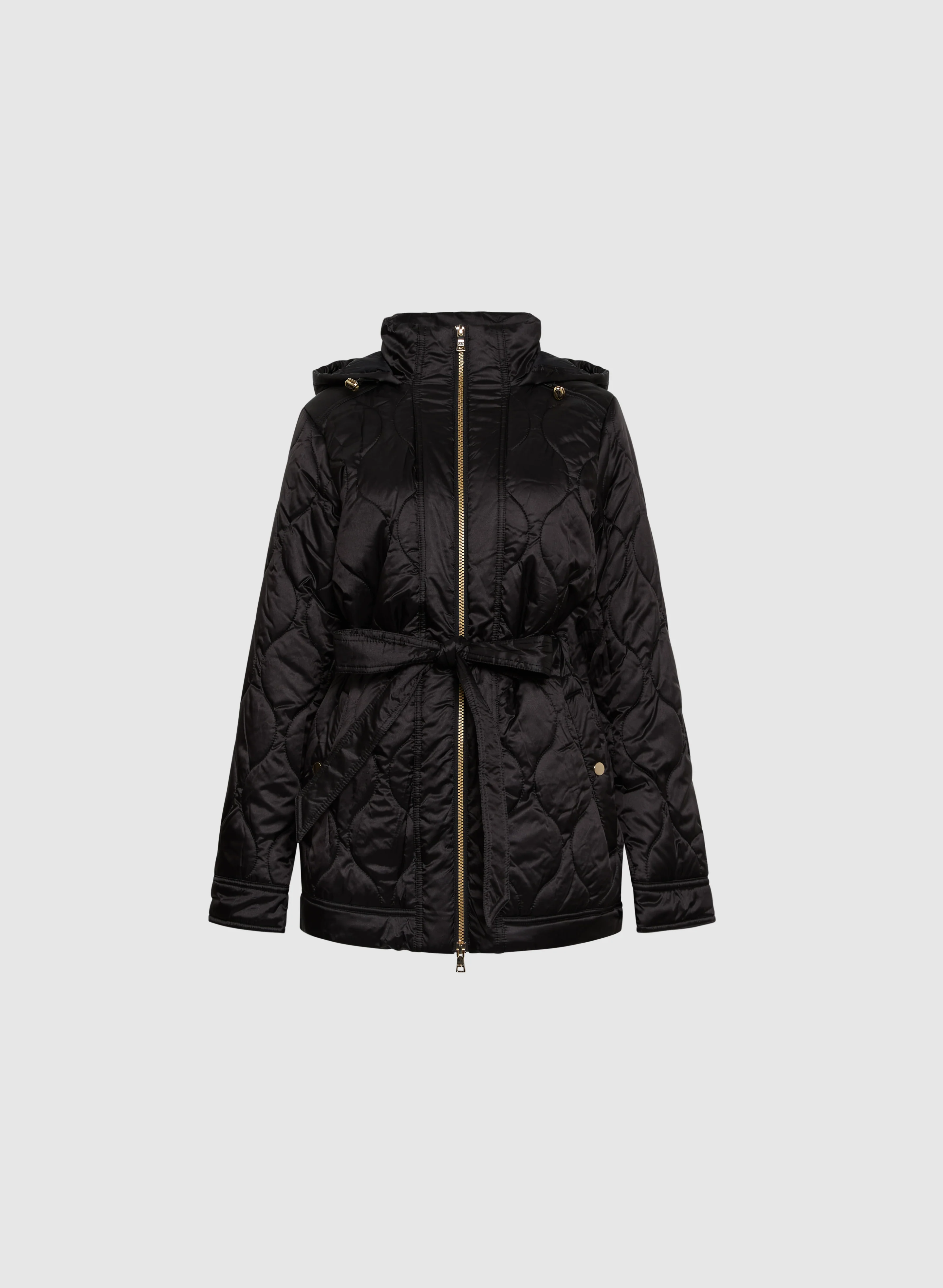 Belted Puffer Coat - Image 5