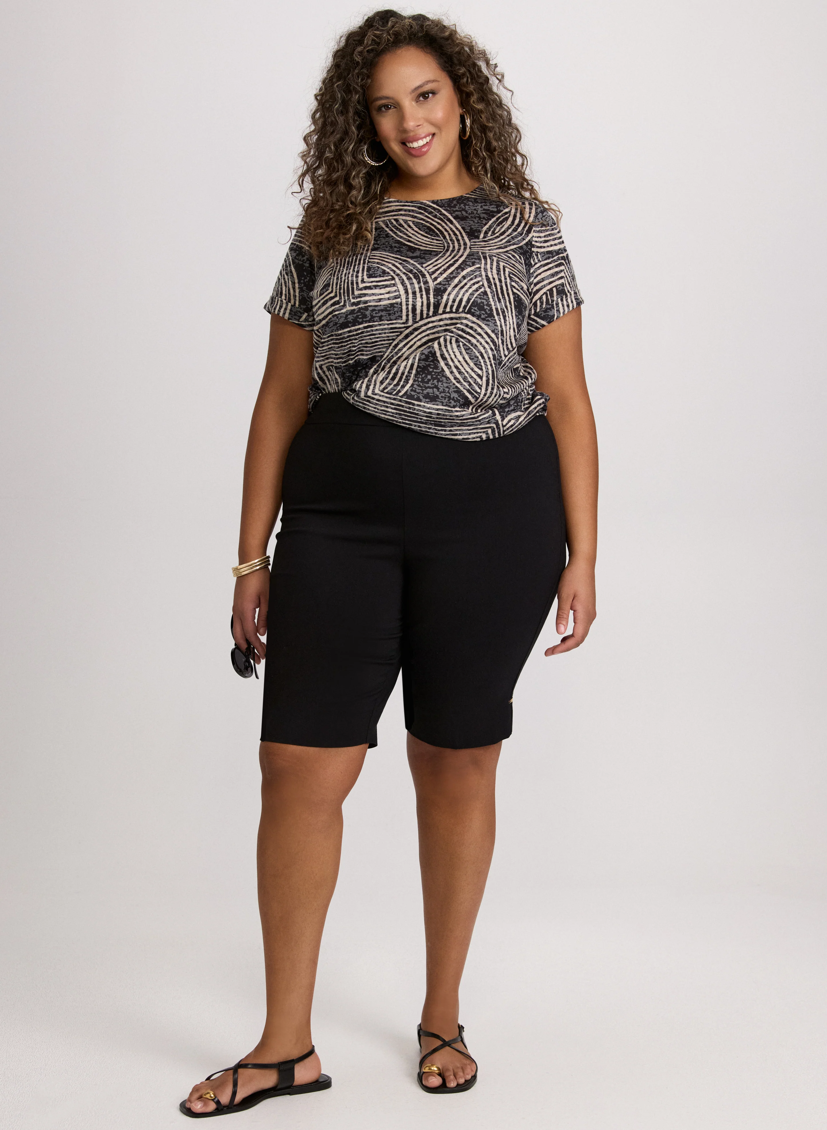 Bengaline Pull-On Shorts - Image 3