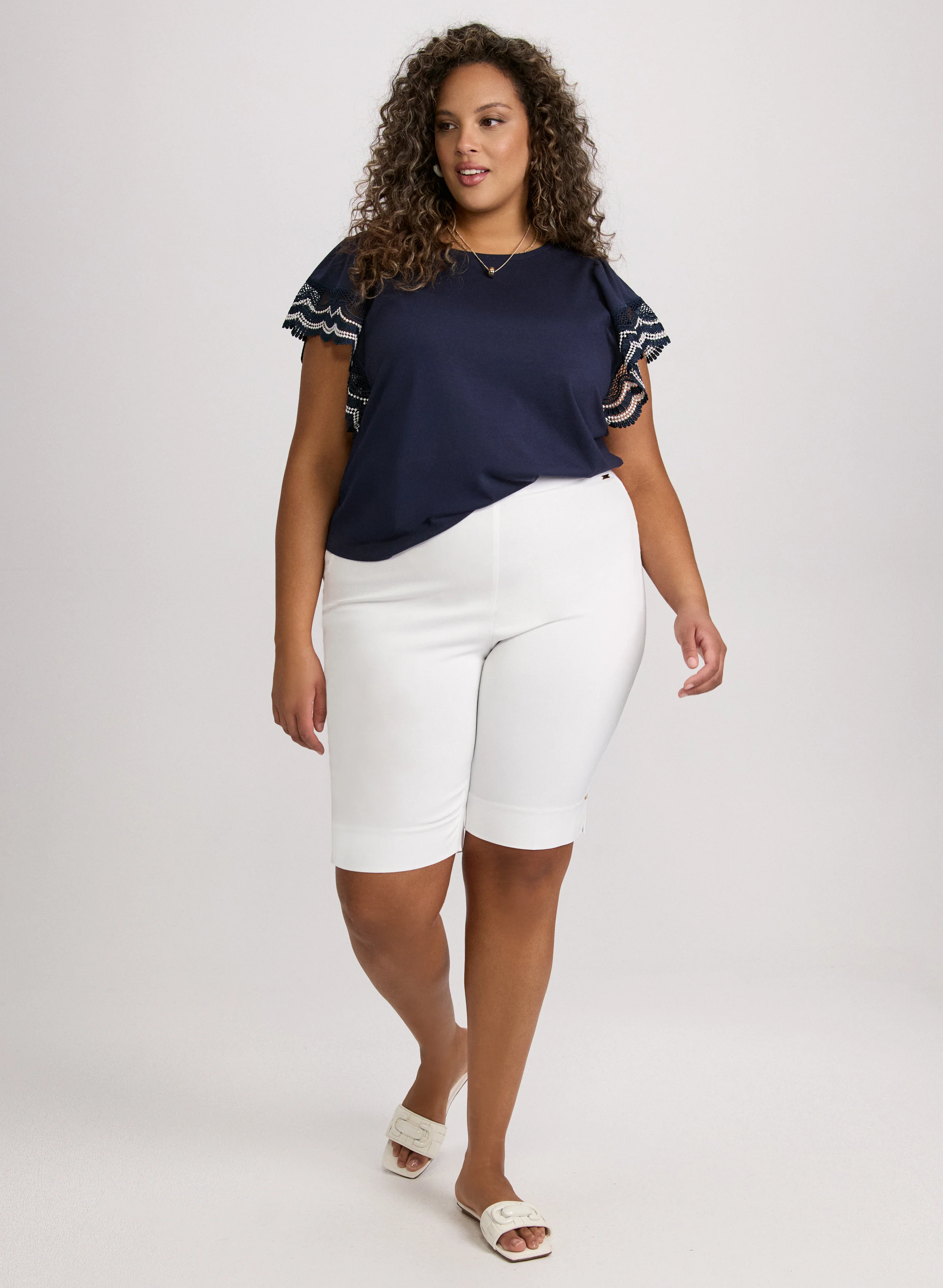 Bengaline Pull-On Shorts - Image 5