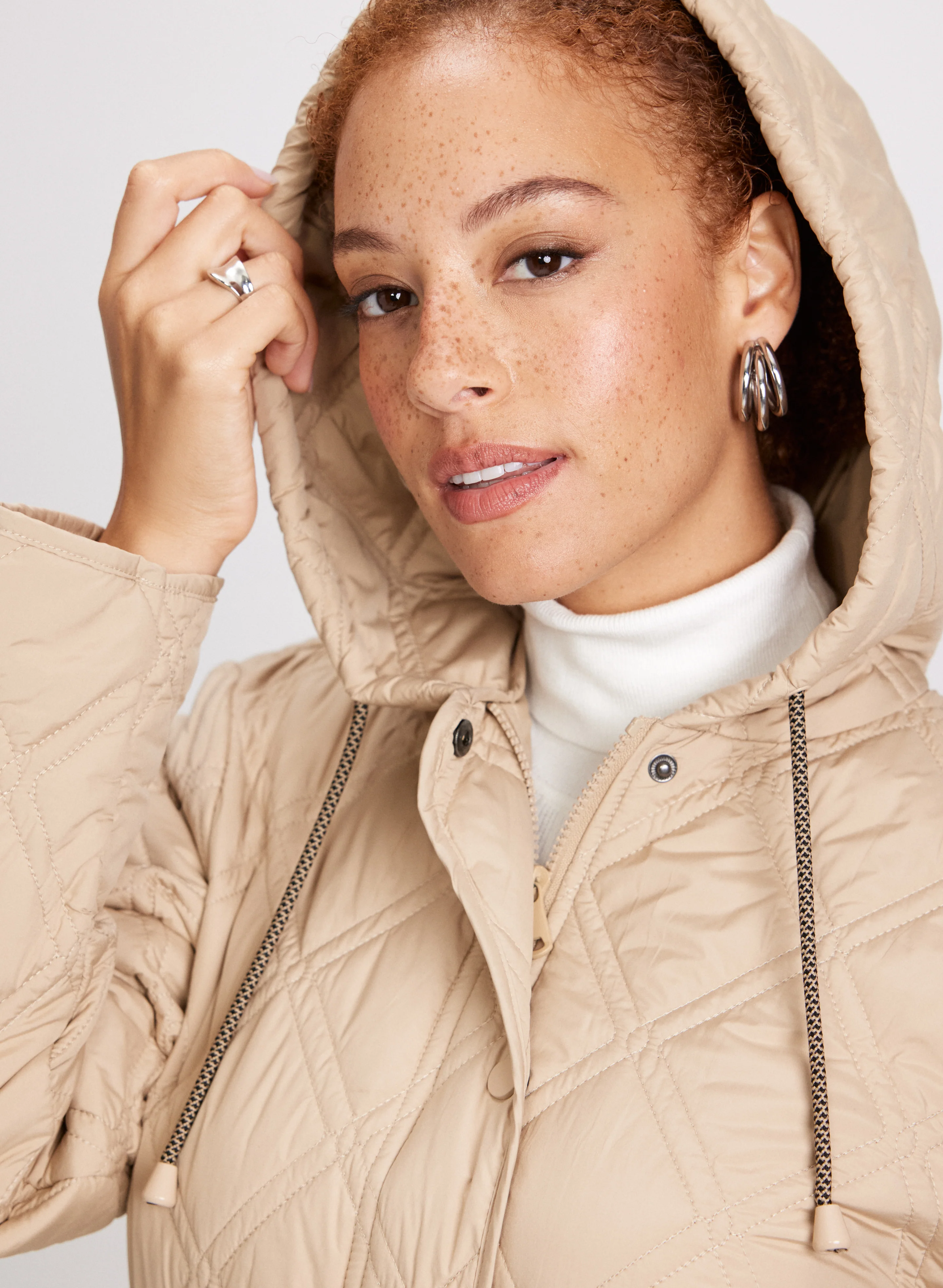 Bernardo - Hooded Quilted Coat - Image 5