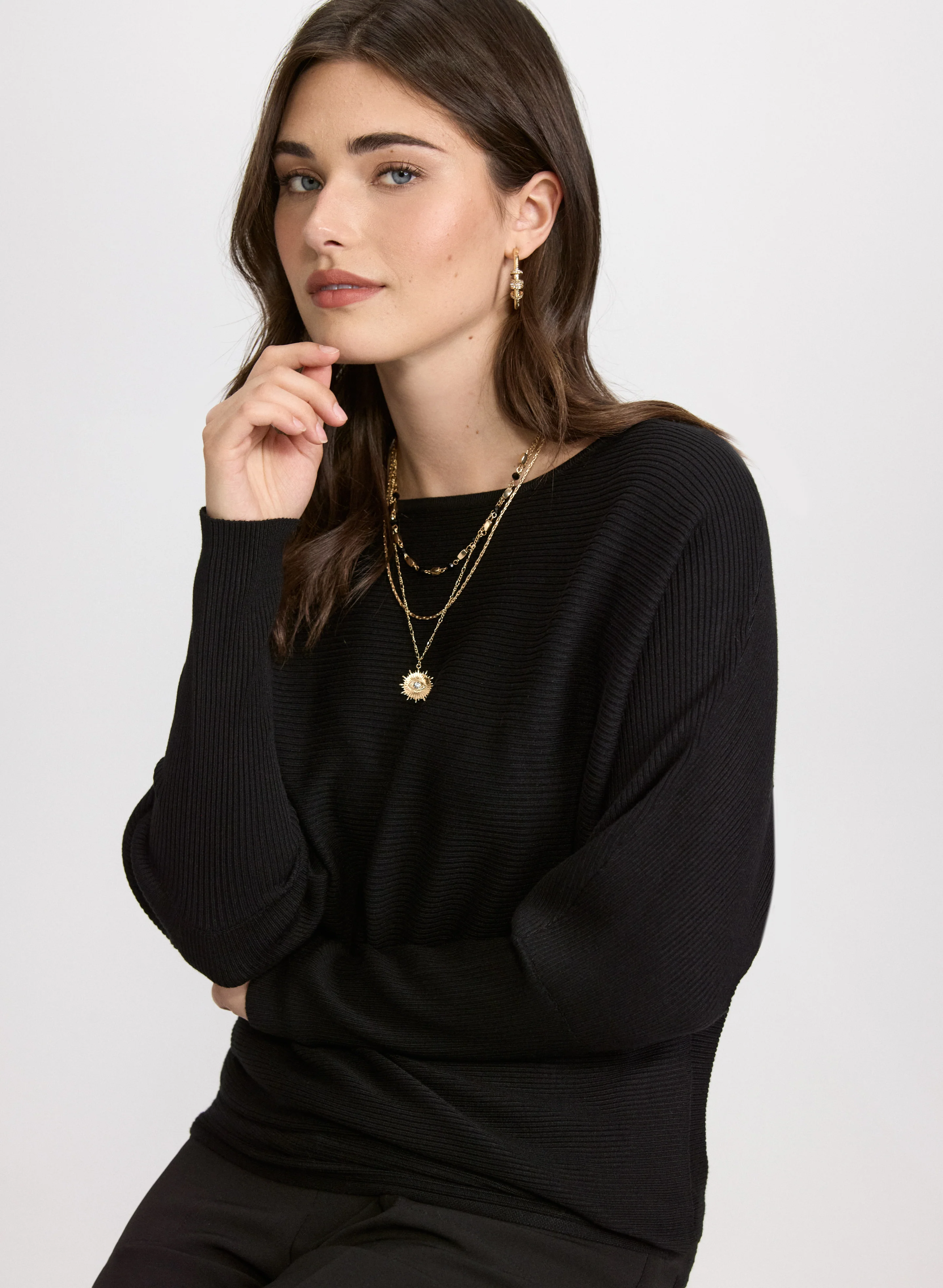 Boat Neck Sweater
