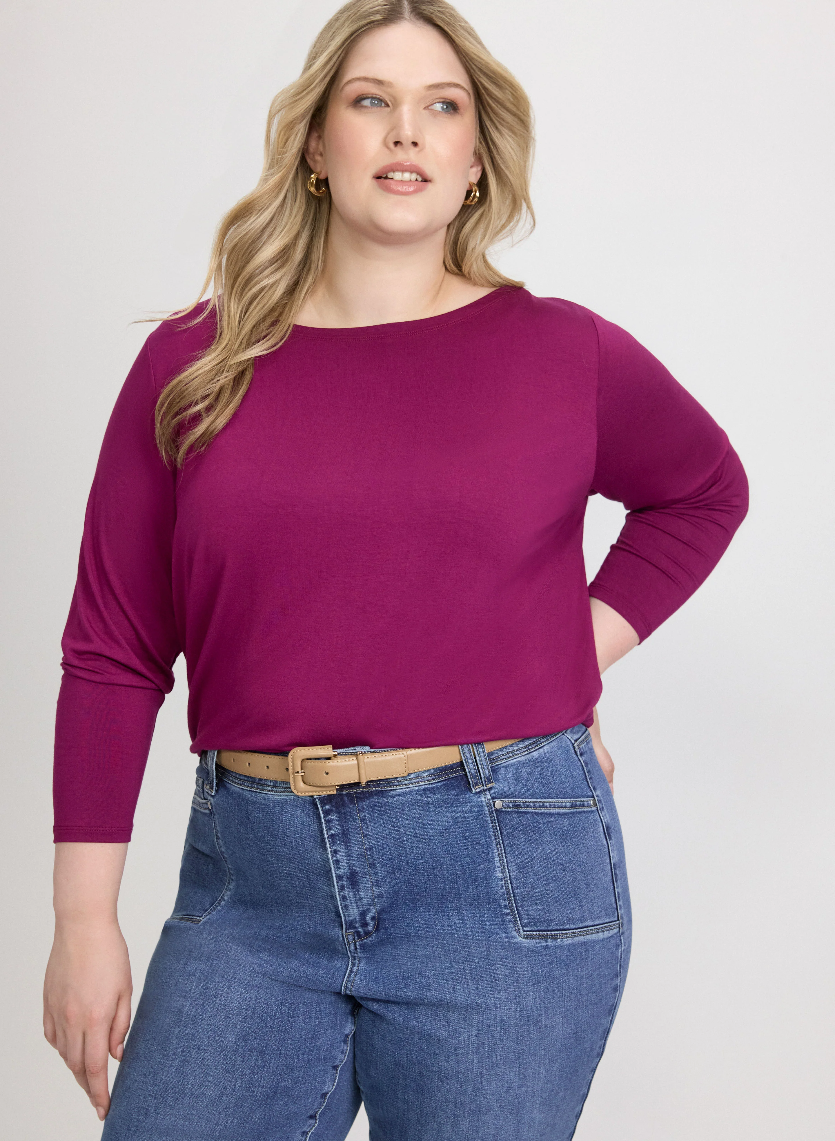 Boat Neck Top