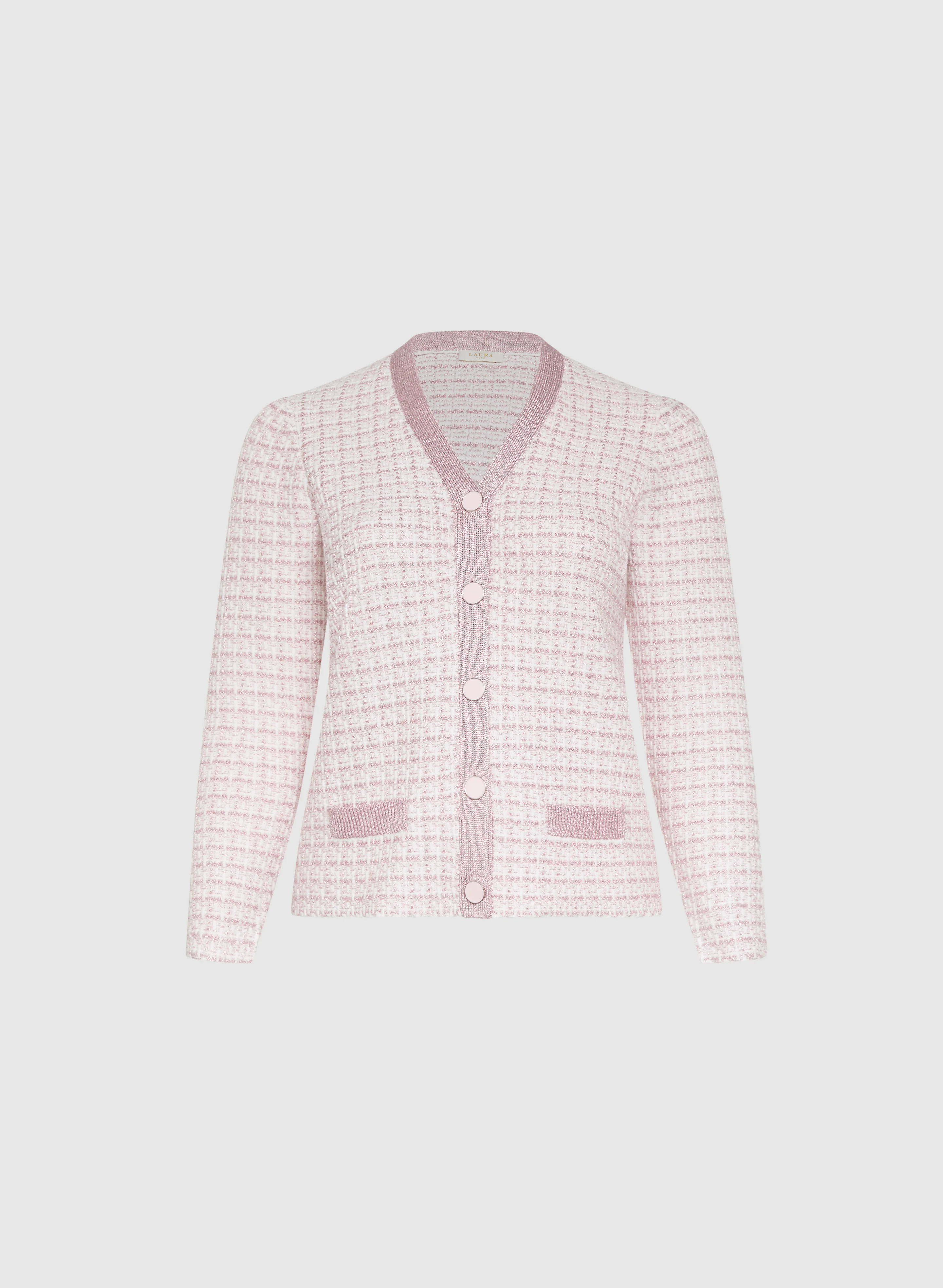 Bouclé Button Cardigan - Image 6