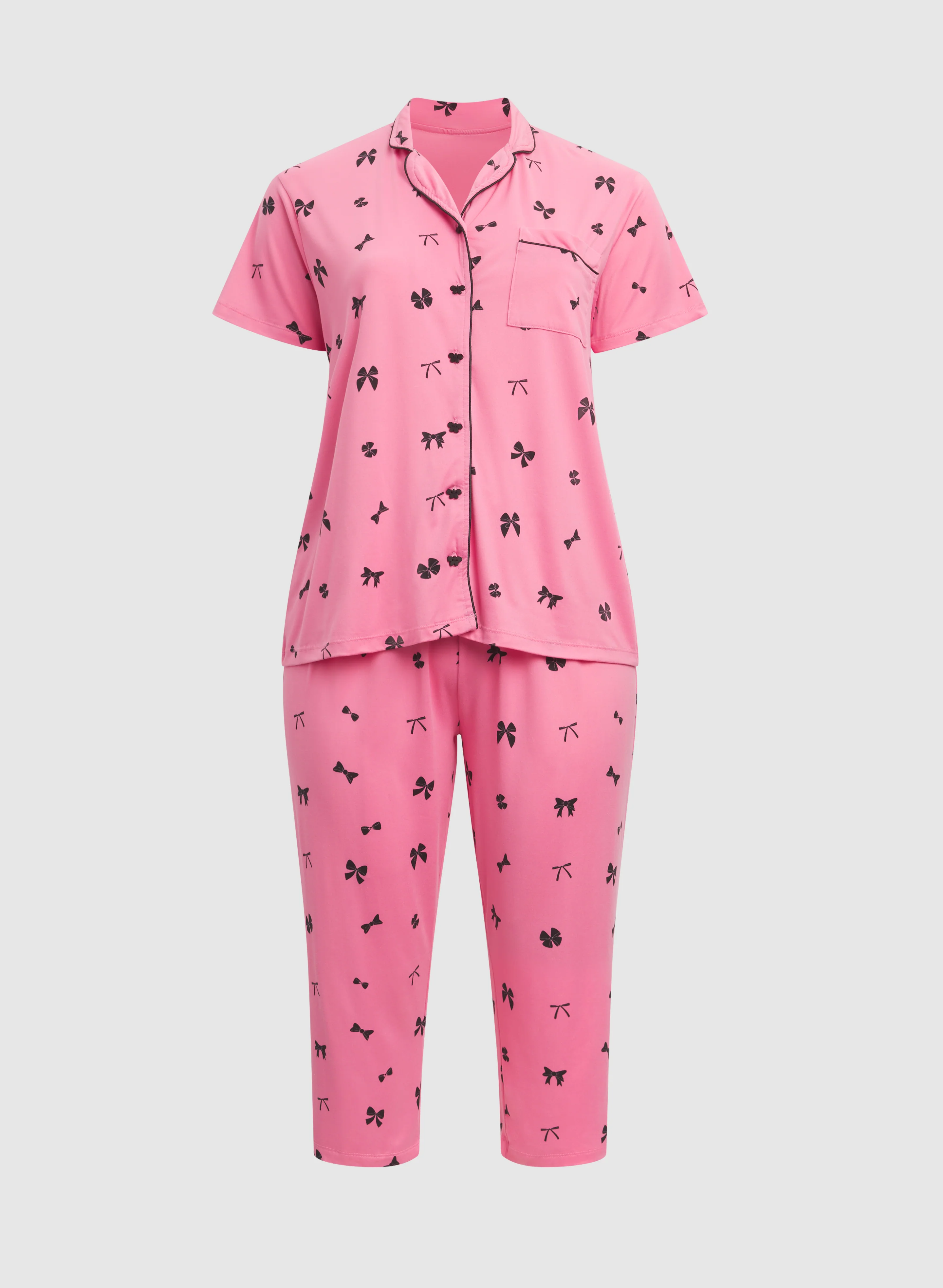 Bow Print Pyjama Set - Image 6
