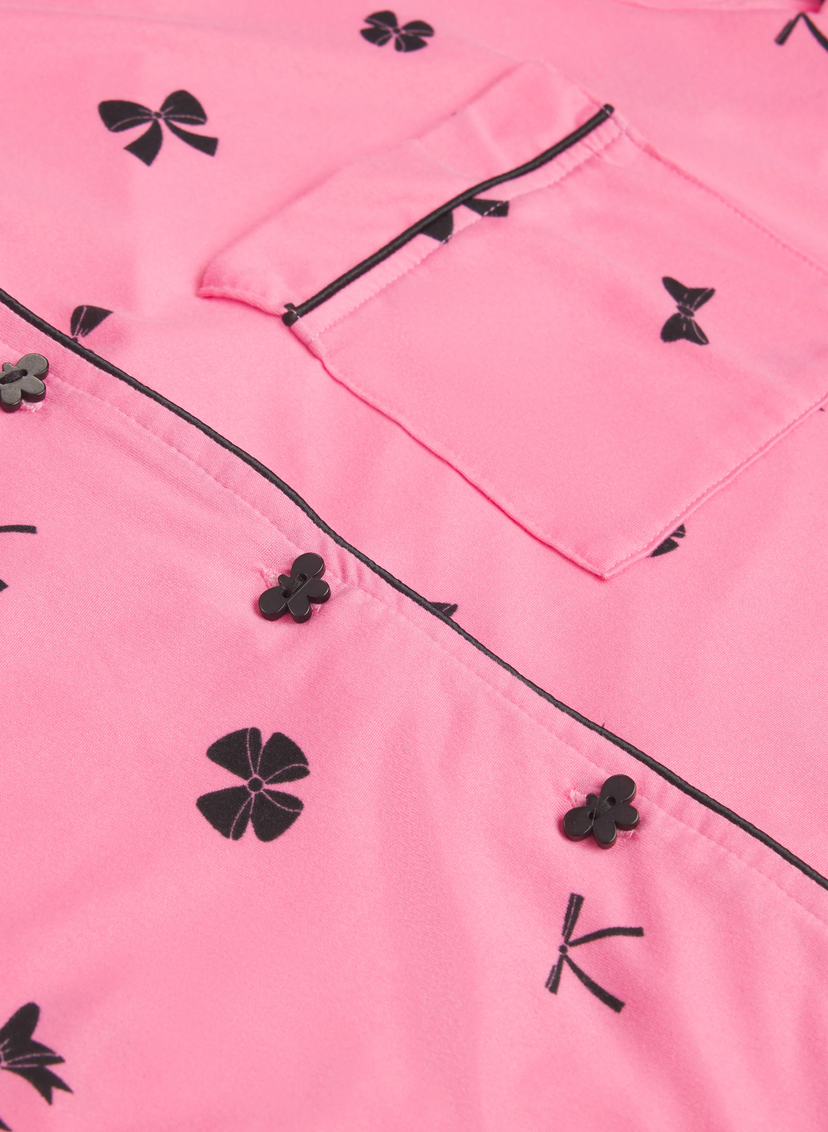Bow Print Pyjama Set - Image 7